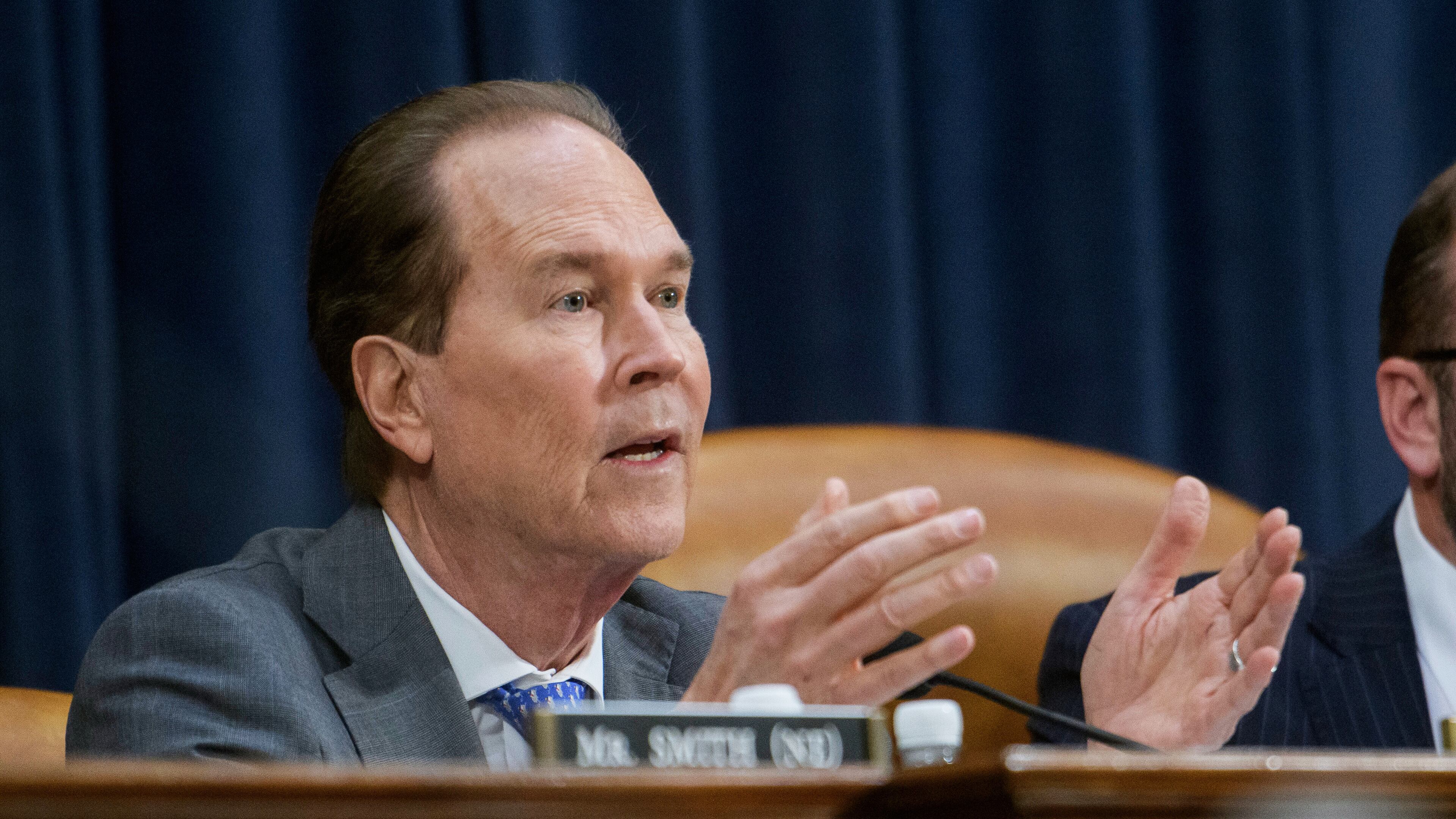 FILE - Rep. Vern Buchanan, R-Fla., asks questions during a House Committee hearing on Capitol Hill, April 9, 2025, in Washington. (AP Photo/Rod Lamkey, Jr., File)