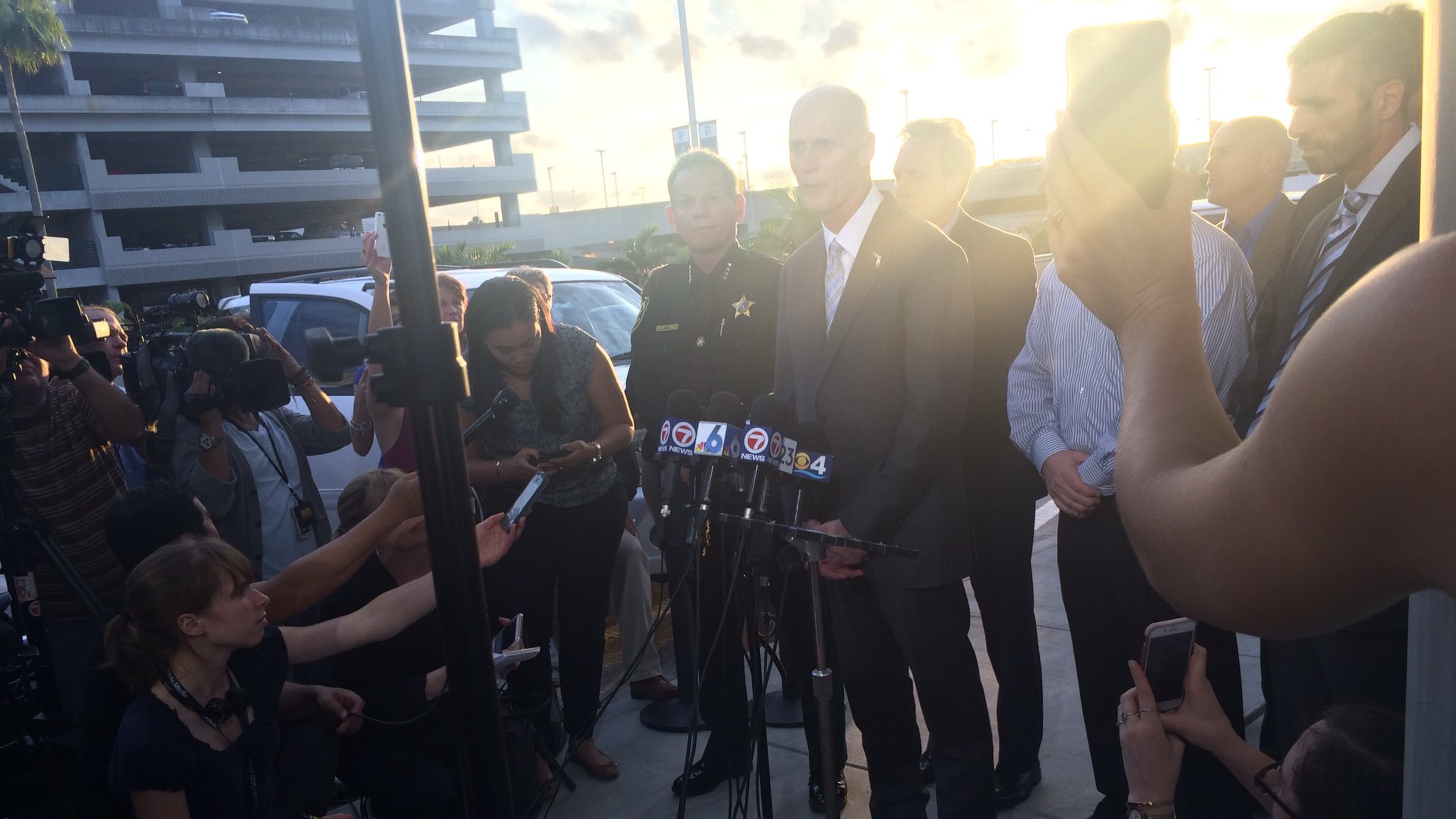 Florida Governor Rick Scott addresses the Ft. Lauderdale International Airport shooting