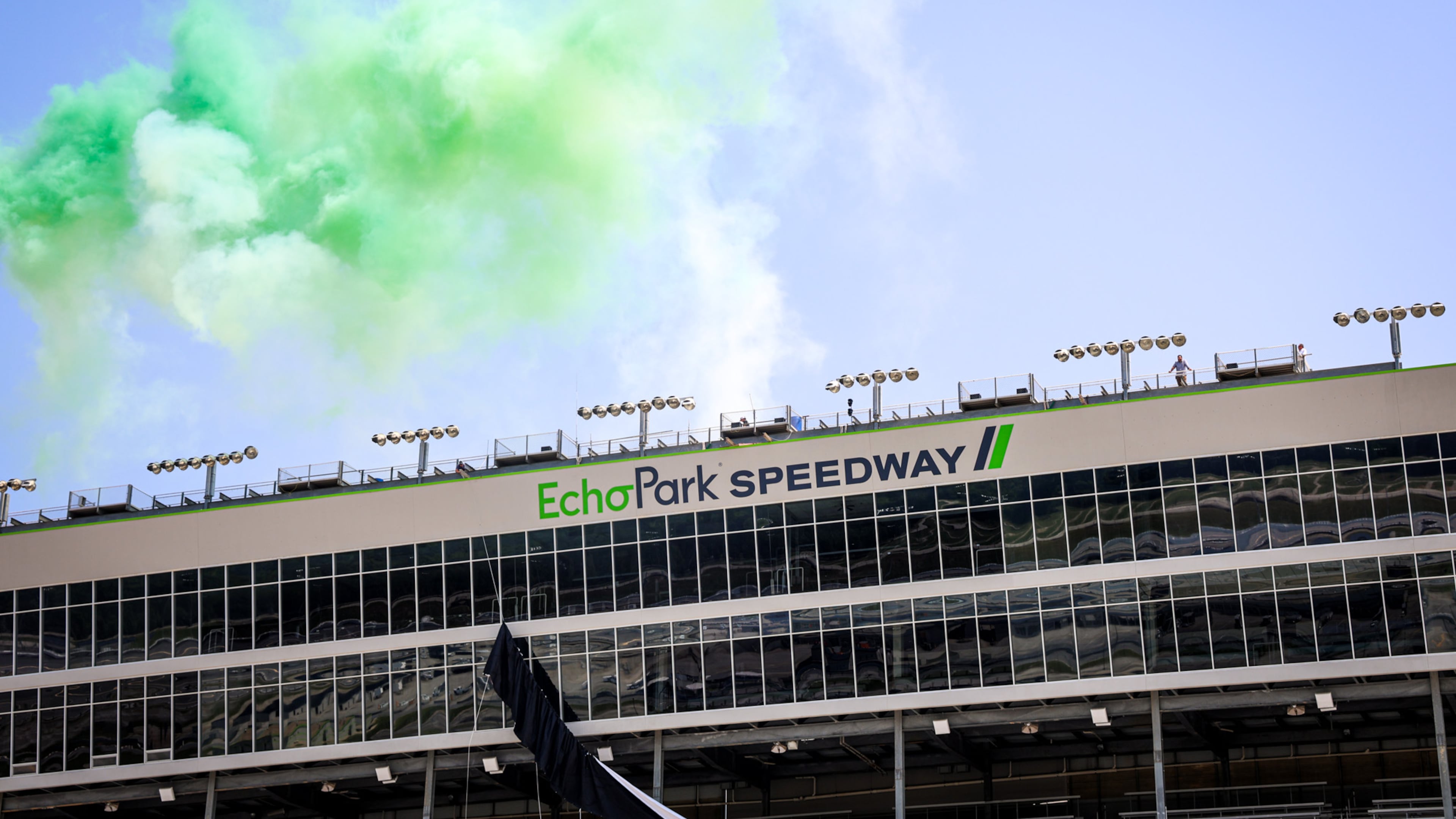 Atlanta Motor Speedway was renamed EchoPark Speedway in a ceremony at the track June 3, 2025. The speedway is Georgia's only NASCAR track and is located in Hampton. (Courtesy of EchoPark Speedway)