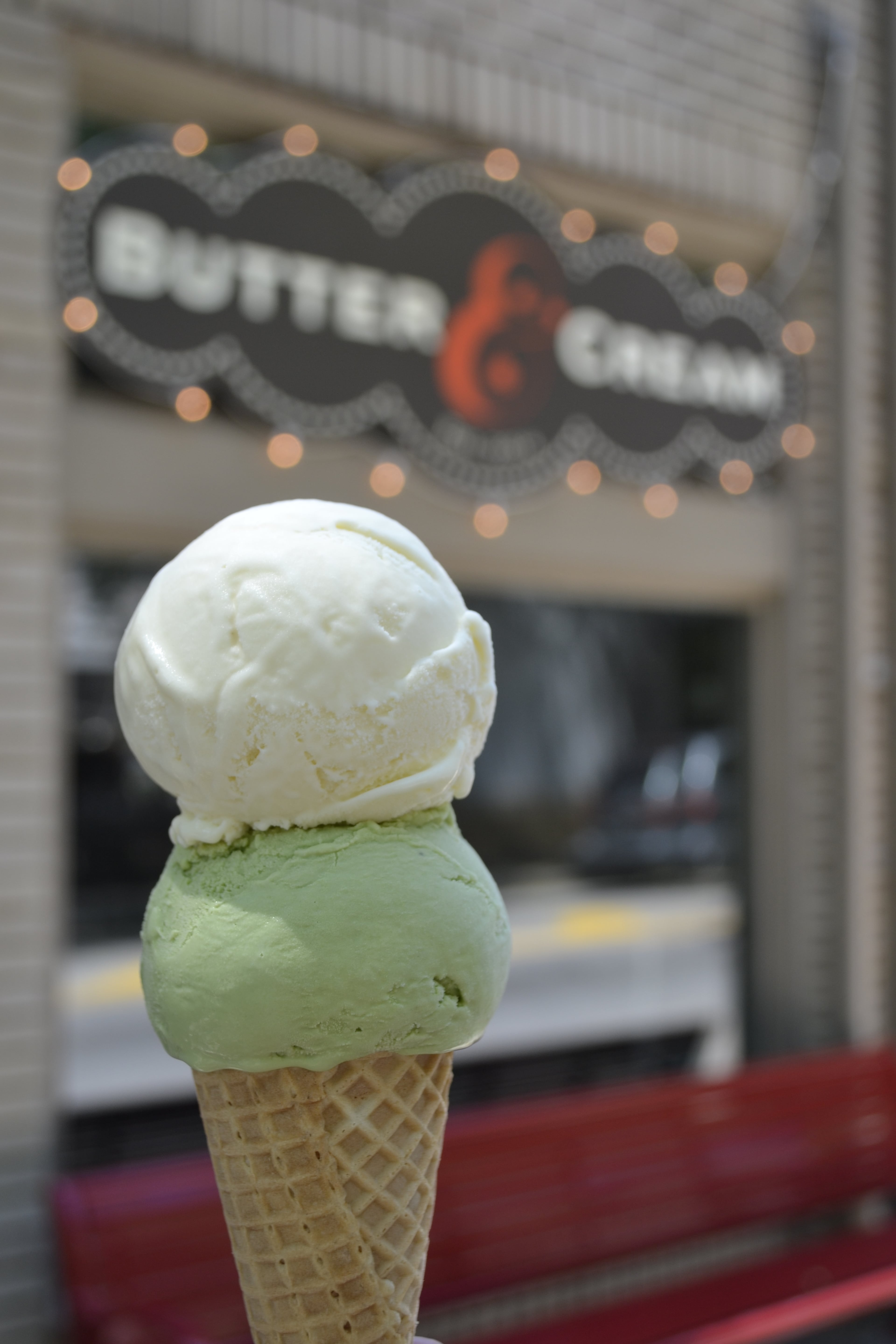 Opening in July in historic Roswell, Butter & Cream's first OTP location will offer classic flavors as well as seasonal/rotating offers like green tea ginger./Photo credit: Lily Smith Studio
