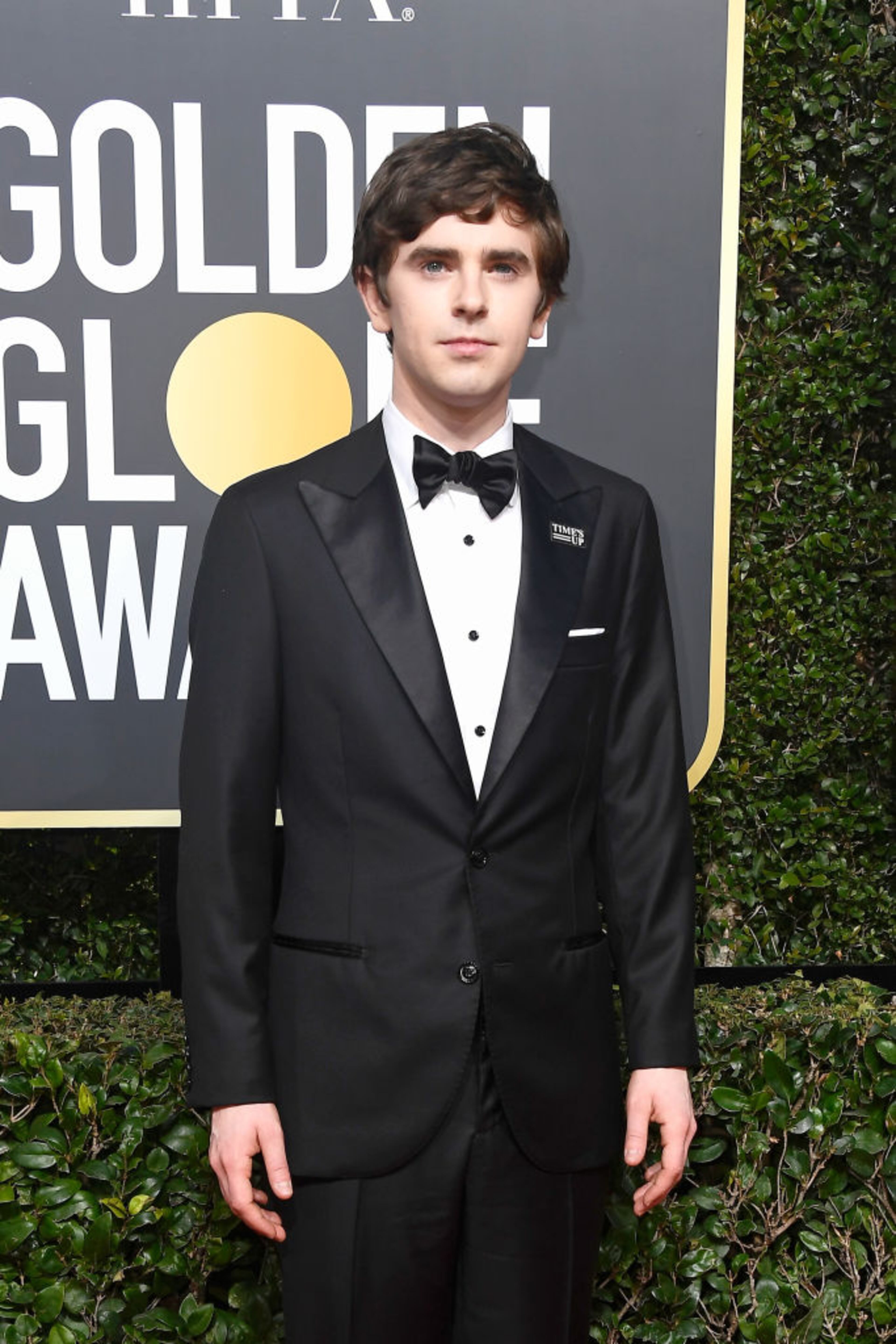 BEVERLY HILLS, CA - JANUARY 07: Actor Freddie Highmore attends The 75th Annual Golden Globe Awards at The Beverly Hilton Hotel on January 7, 2018 in Beverly Hills, California. (Photo by Frazer Harrison/Getty Images)
