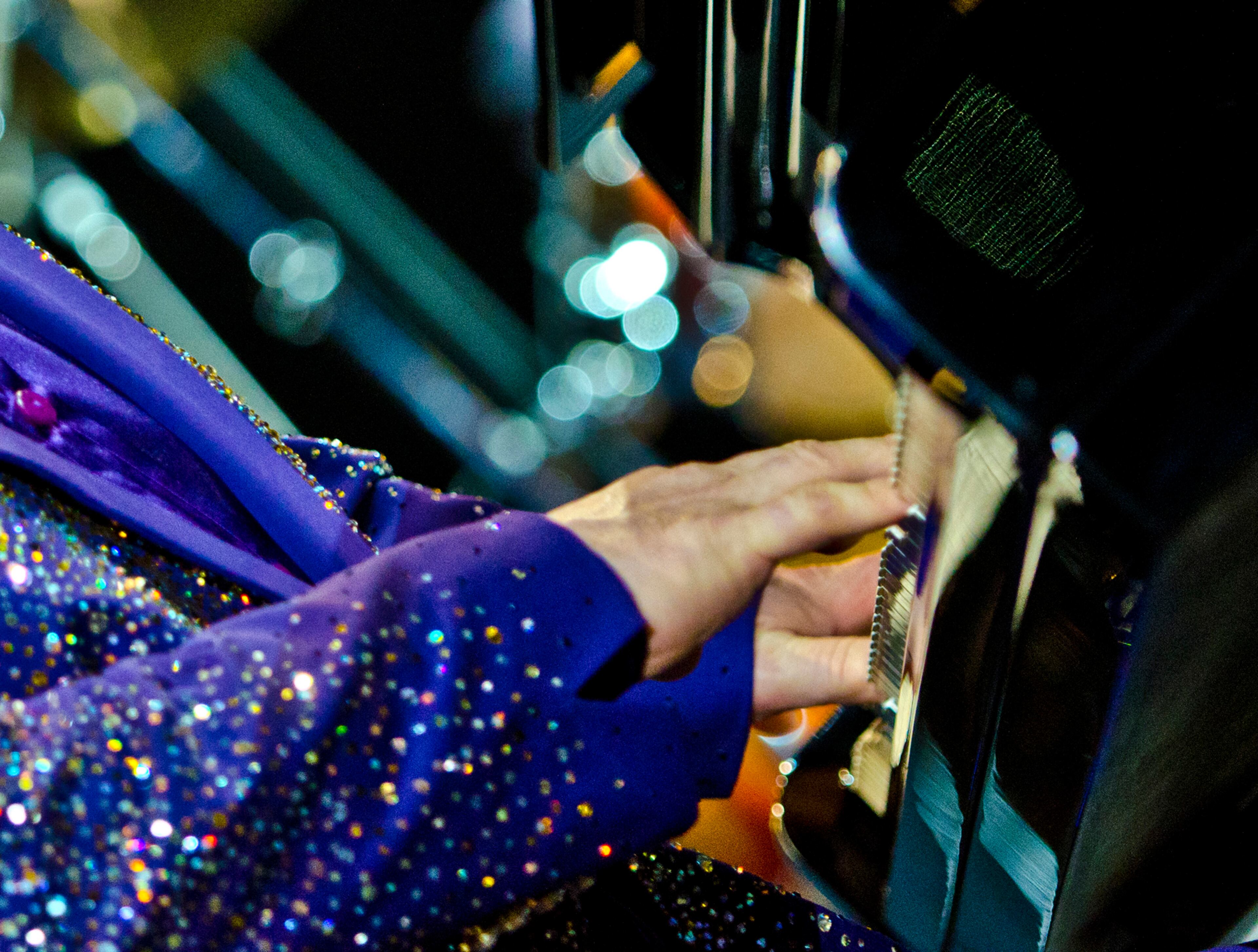 Elton John thrilled the sold out Ervin J. Nutter Center crowd with his seemingly endless selection of massive Billboard hits.