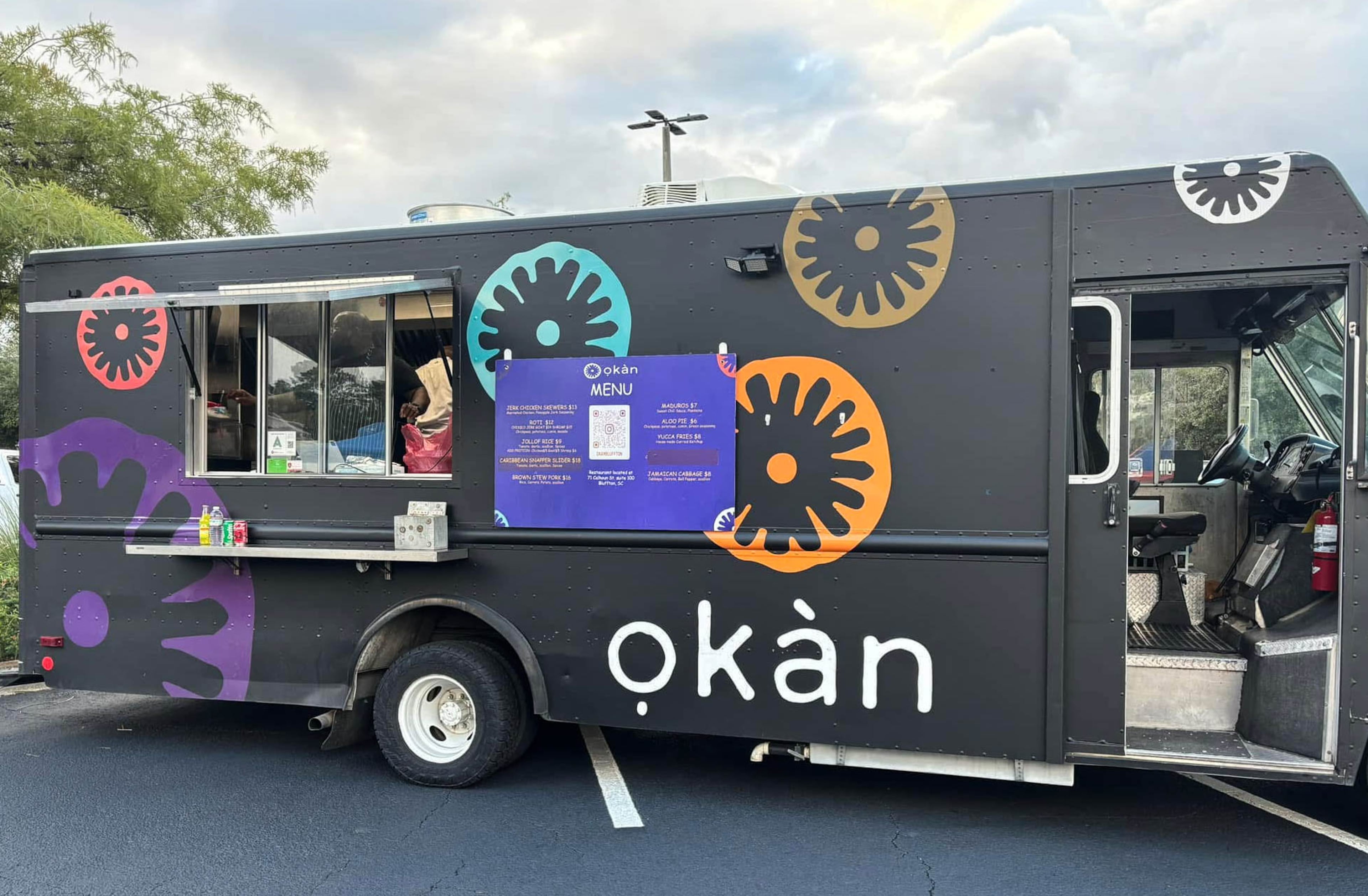 The food truck from the West African restaurant Okan Bluffton in South Carolina will be among the vendors at the second annual Soul & Flavor Food Truck Fest on Sept. 6 at Eastern Wharf in Savannah. (Courtesy of Discover Black Savannah)