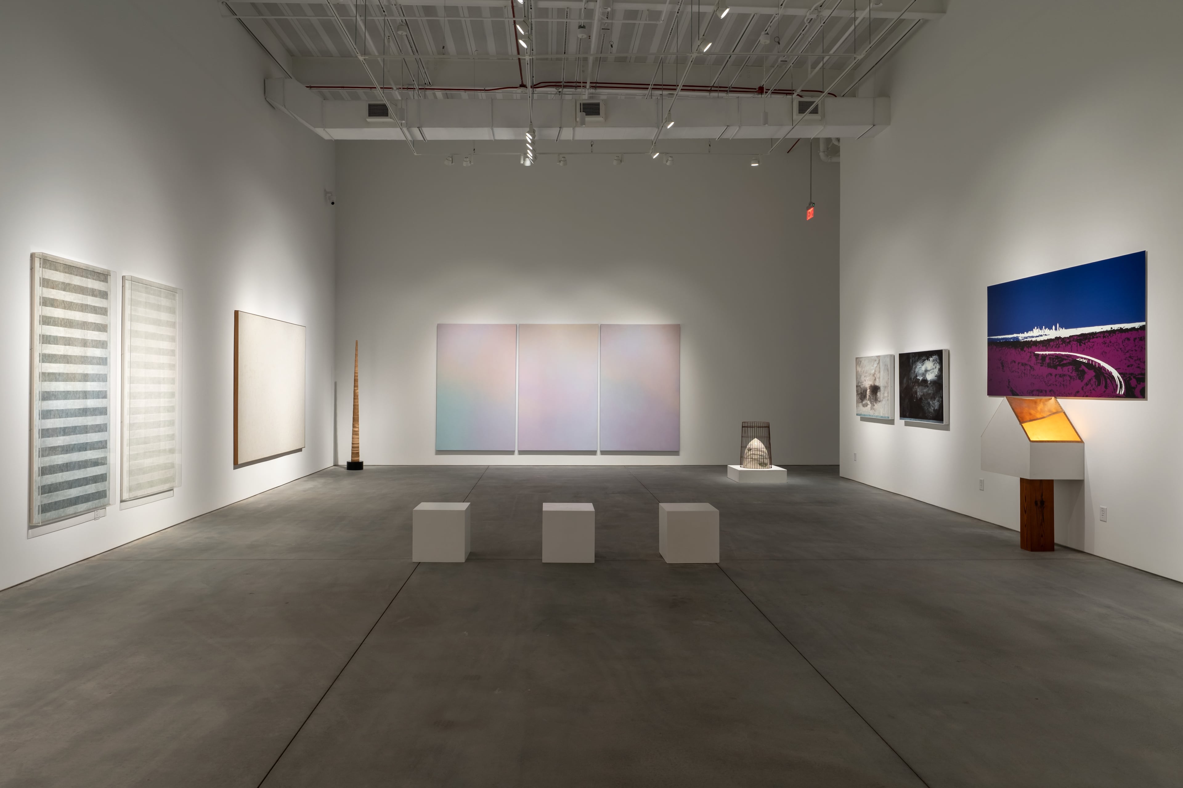 One of the five galleries at the new MOCA GA building is exhibiting artists who attended the Atlanta College of Art and who became influential in Atlanta in the 1960s through 1980s. (Photo courtesy of MOCA GA)