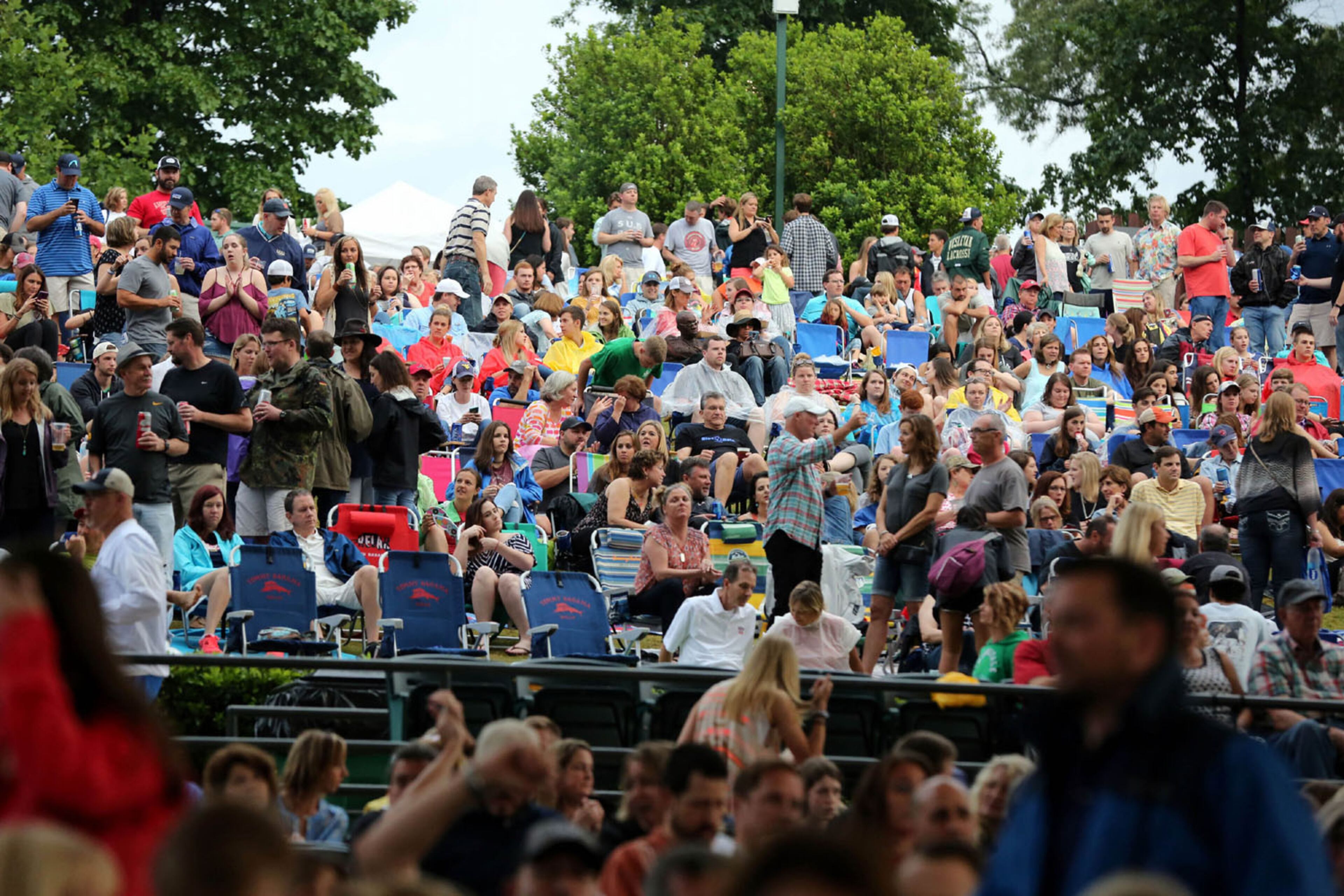#26 of #26. PLEASE KEEP IN SEQUENTIAL ORDER FOR THE CONTINUITY OF THE GALLERY. -- After a downpour, the weather cooperated for those fans on the lawn.Atlanta's Zac Brown Band played the first of two sold out nights on Friday, May 12 at Verizon Wireless Amphoitheatre in Alpharetta, with Darrell Scott opening the show. This marked the tour opening concert on the eight-piece band's Welcome Home Tour.Robb Cohen Photography & Video /RobbsPhotos.com