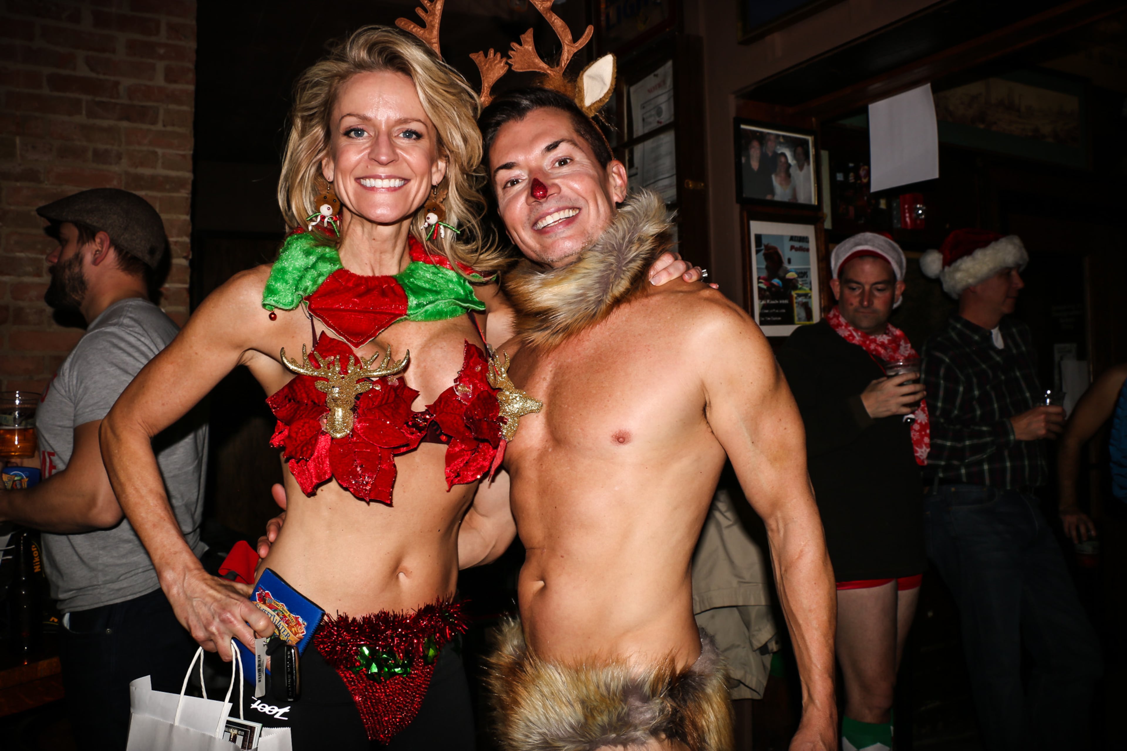 The 2016 Atlanta Santa Speedo Run took place Saturday, December 10 at Manuel's Tavern in Virginia Highland. The annual event includes a 1.5 mile run and a party to raise money for a selected Atlanta charity.