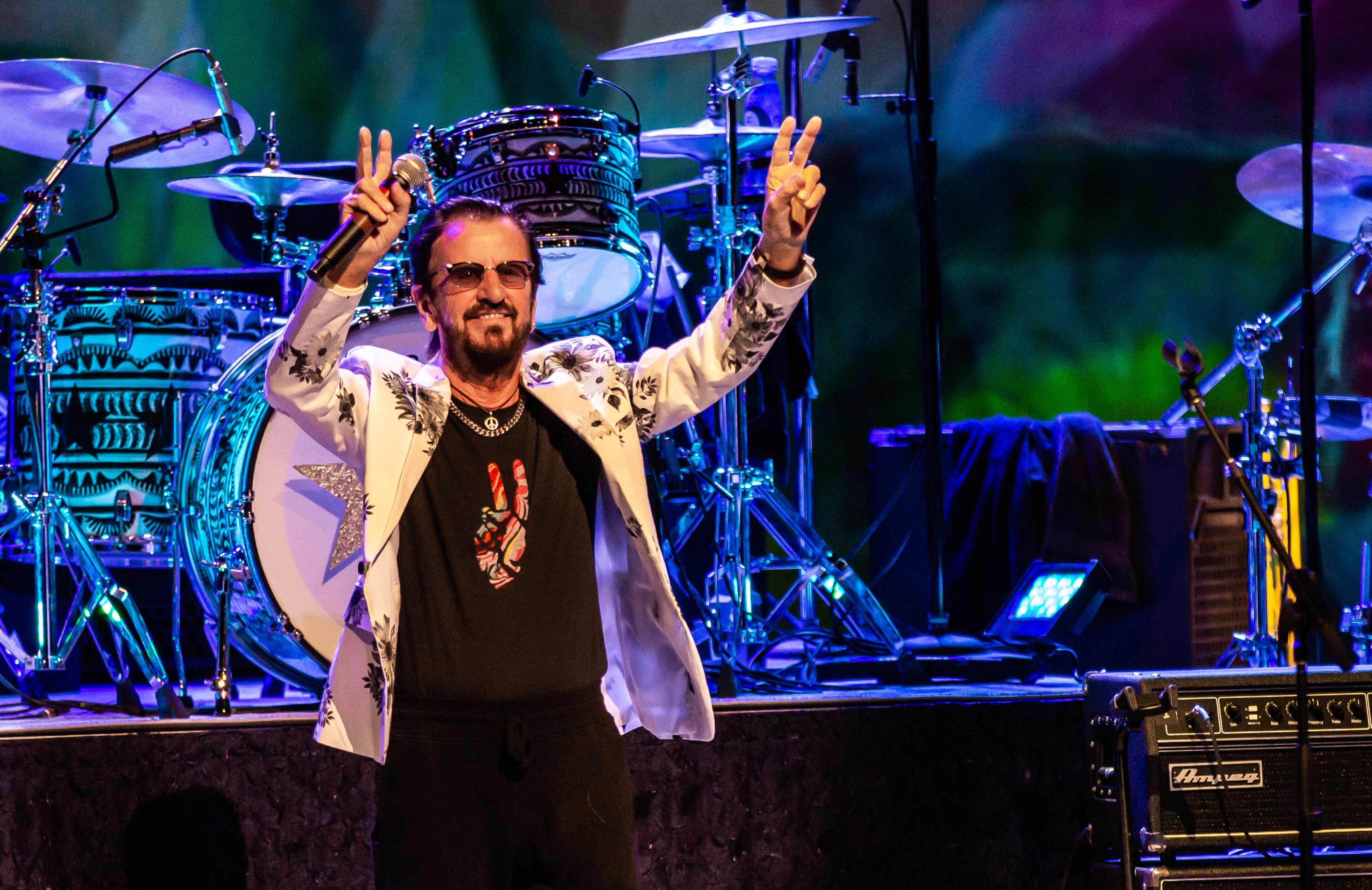 Ringo Starr and His All Starr Band, including Steve Lukather, Warren Ham and Colin Hay, performed at the Cobb Energy Performing Arts Centre on Sept. 19, 2022.