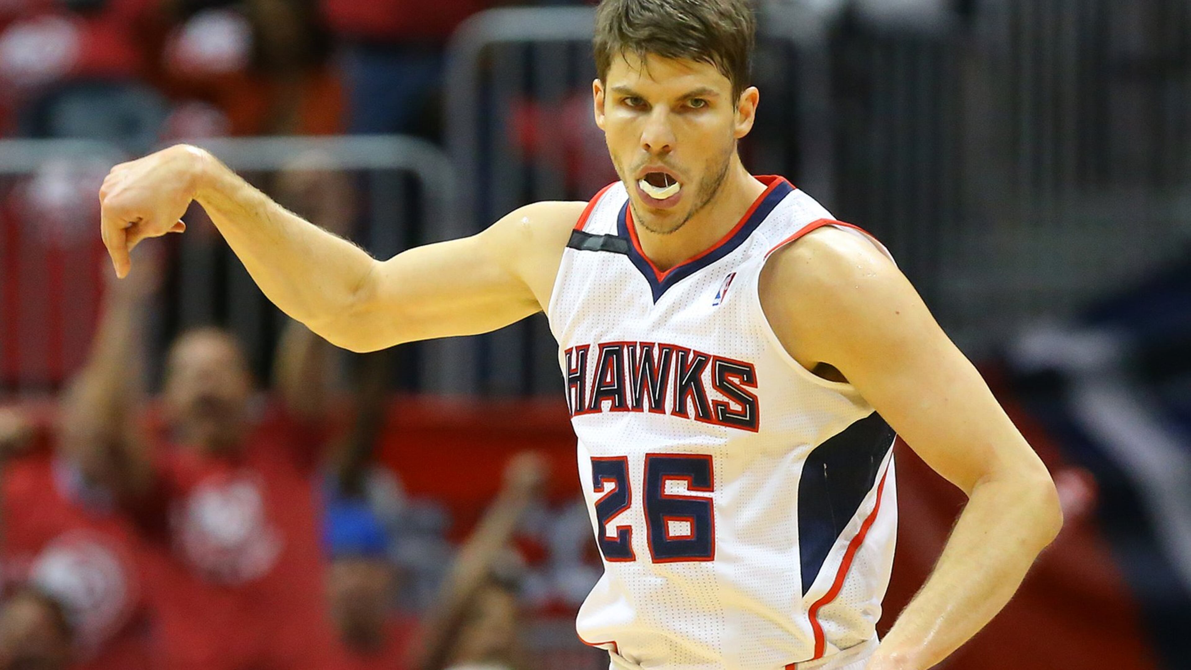Hawks guard Kyle Korver is second in the NBA is 3-point field goal percentage this season. CURTIS COMPTON / CCOMPTON@AJC.COM