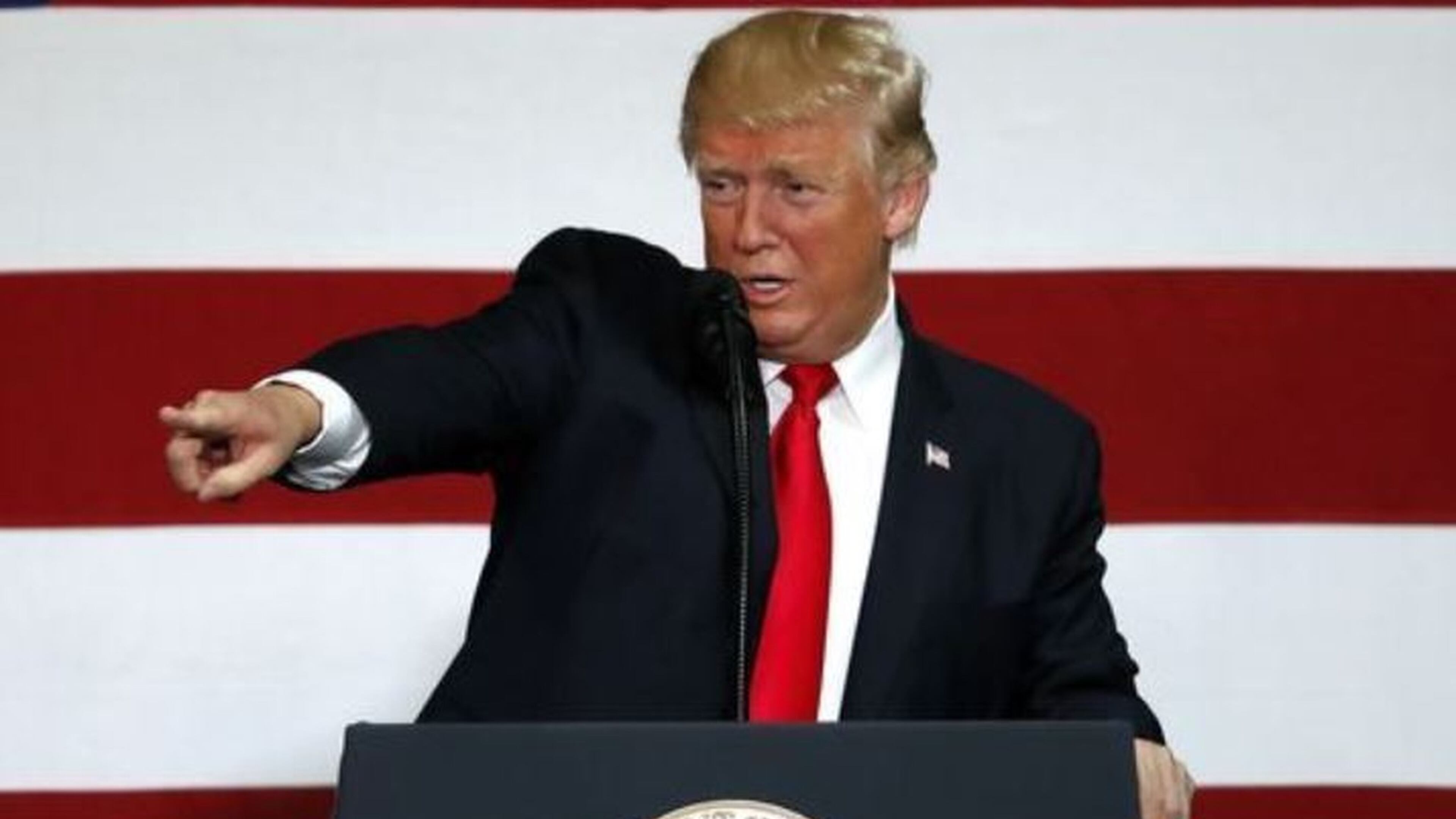 President Donald Trump spoke in Springfield, Mo., to promote his tax-reform proposals, making arguments he would repeat in a Milwaukee Journal Sentinel op-ed a few days later. (Associated Press)