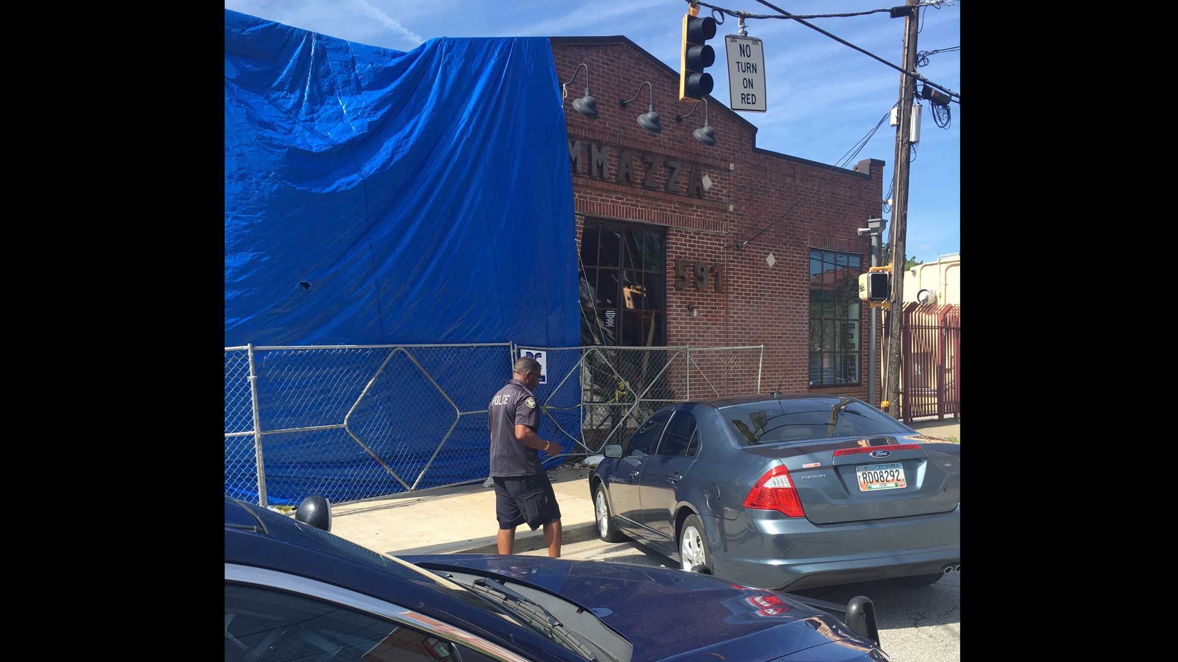 A car crashed into Ammazza in July, weeks after another car crash caused extensive damage.