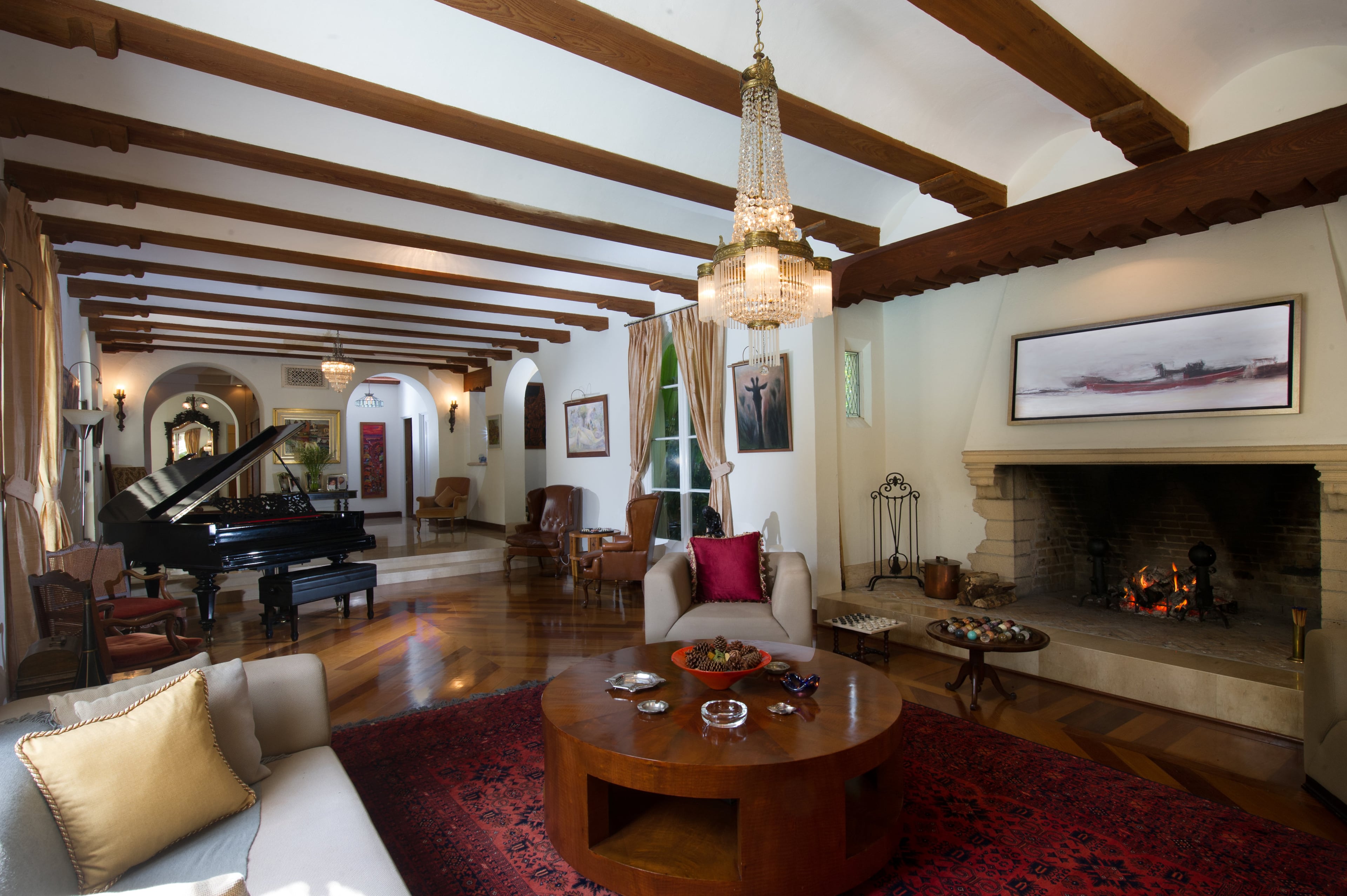 The light-filled home is accented with original Dade County Pine beams set against crisp white ceilings and walls; natural wood floors of ipe, Brazilian teak and original pine; elegant arched windows and doorways; and floor-to-ceiling windows that open out onto the patio. For more information, please visit http://www.coldwellbanker.com/property?countryId=1&freeTextAddress=Miami%2C+FL&radius=0&minPrice=&maxPrice=&numberOfBeds=Any&numberOfBaths=Any&keywords=la+brisa&newlyListedDays=1&streetAddress=&mls=&acreage=Any