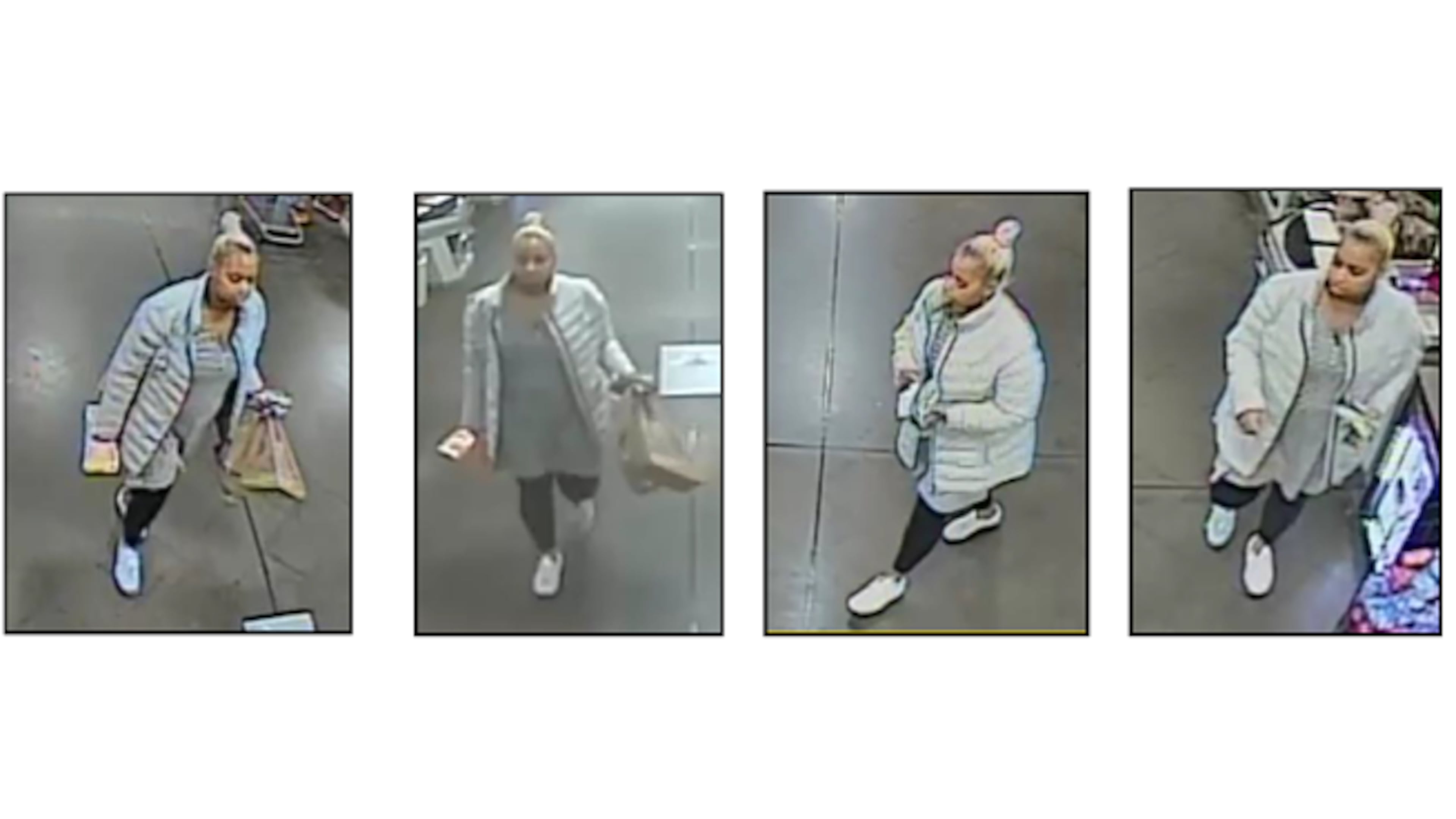 Gwinnett County police are searching for a woman who used another person's credit card information to make several purchases at a Dacula Kroger. The total amount of fraudulent purchases amounted to more than $27,000, according to a police report.