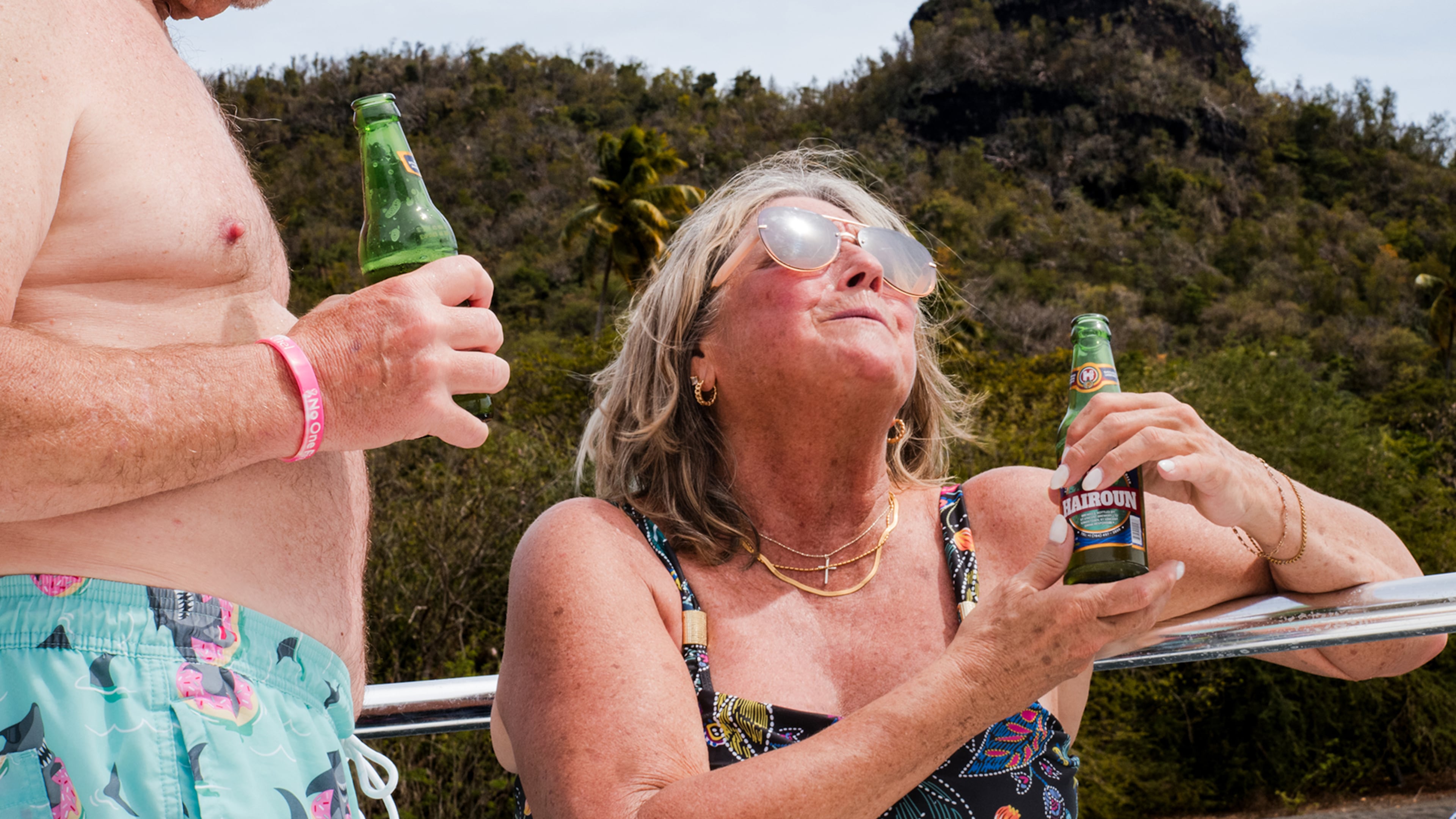 Kim and Randy Powell, longtime all-inclusive travelers, say two weeks gives them enough time to settle in and enjoy a resort at their own pace. (Courtesy of Leonard Garrison)