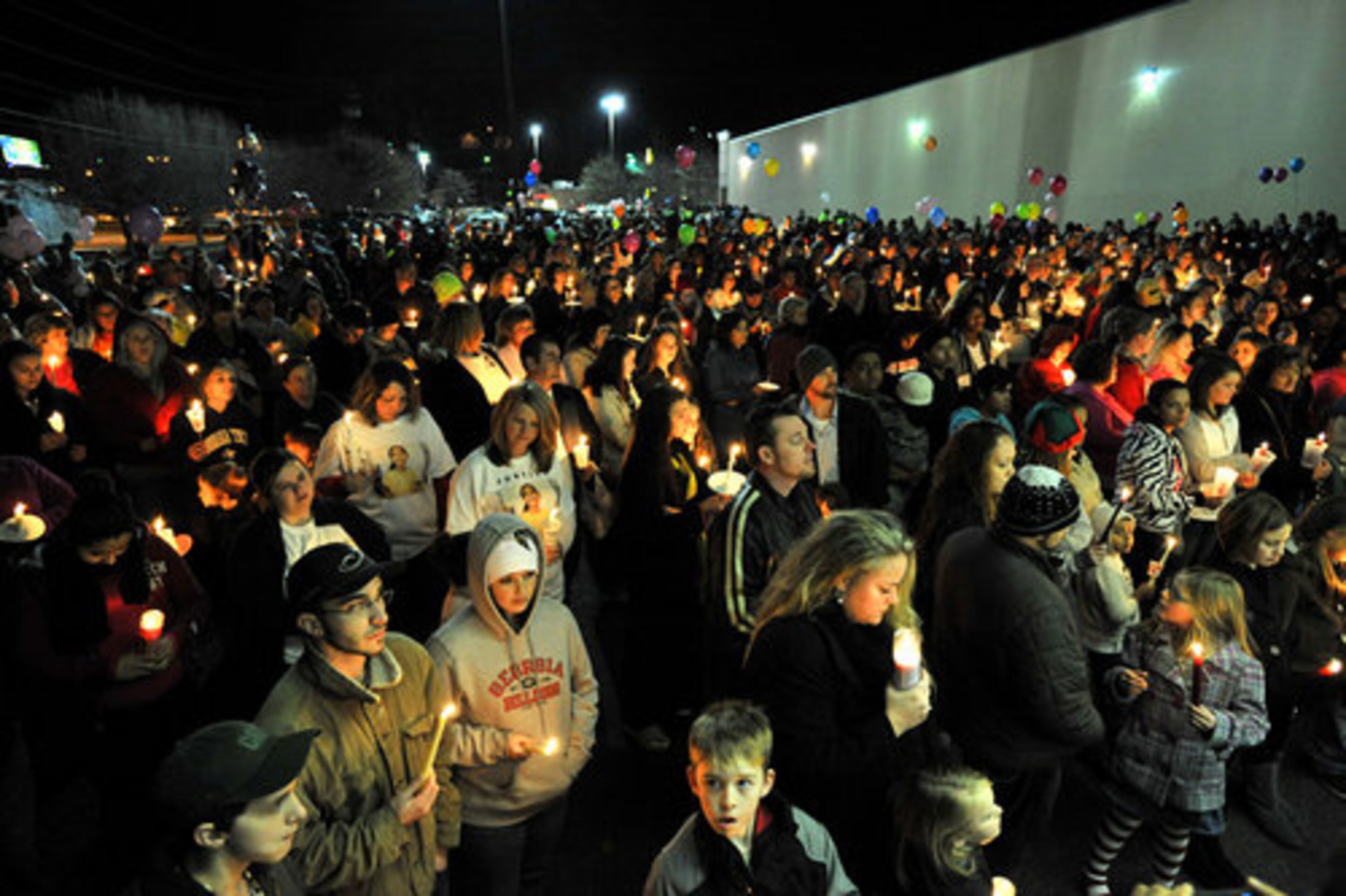 The vigil was held at Heritage Park in Canton. Rivera was abducted from a playground at the Canton apartment complex she lived at.