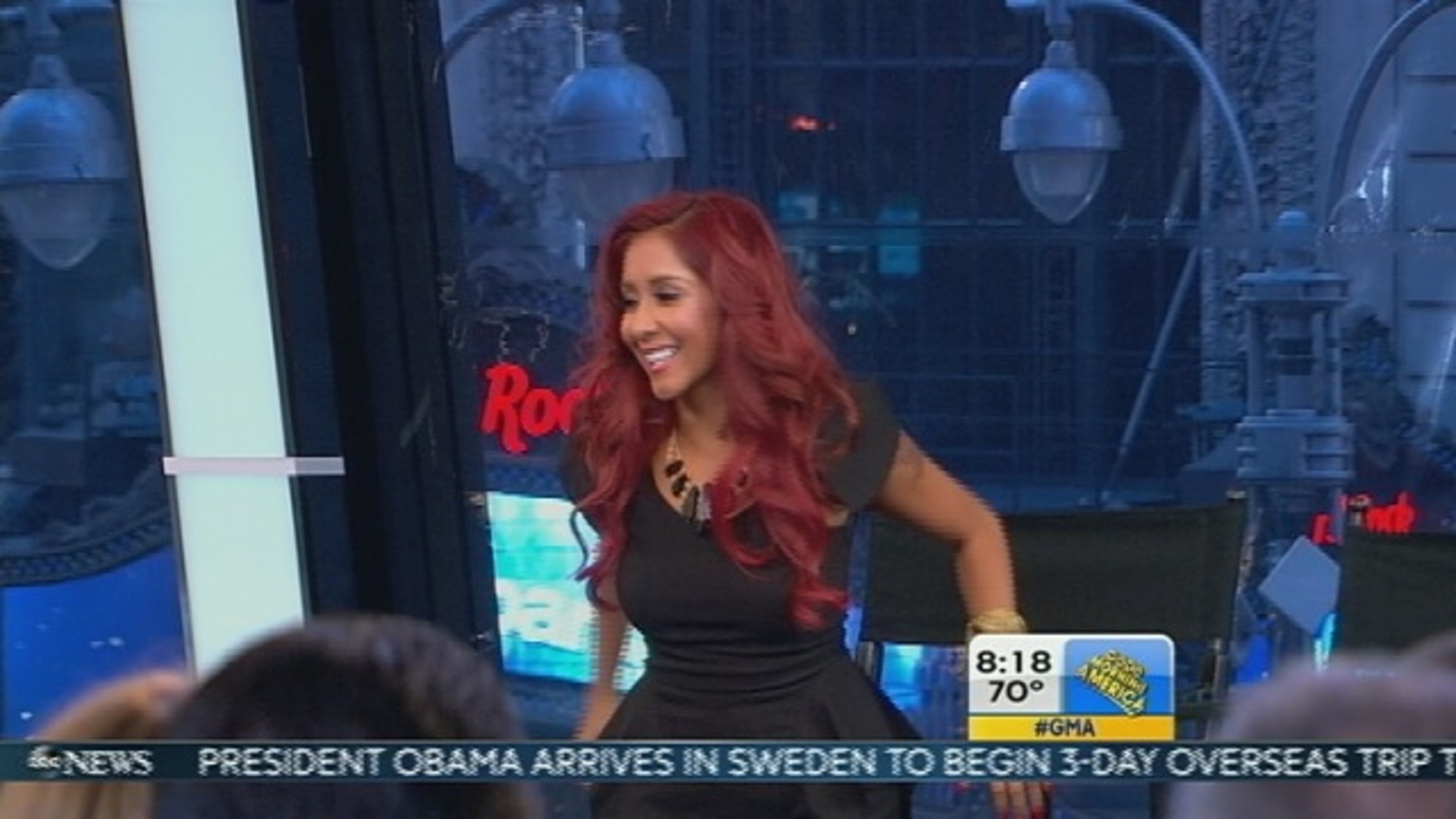 "Snooki" Nicole Polizzi, personality of Jersey Shore