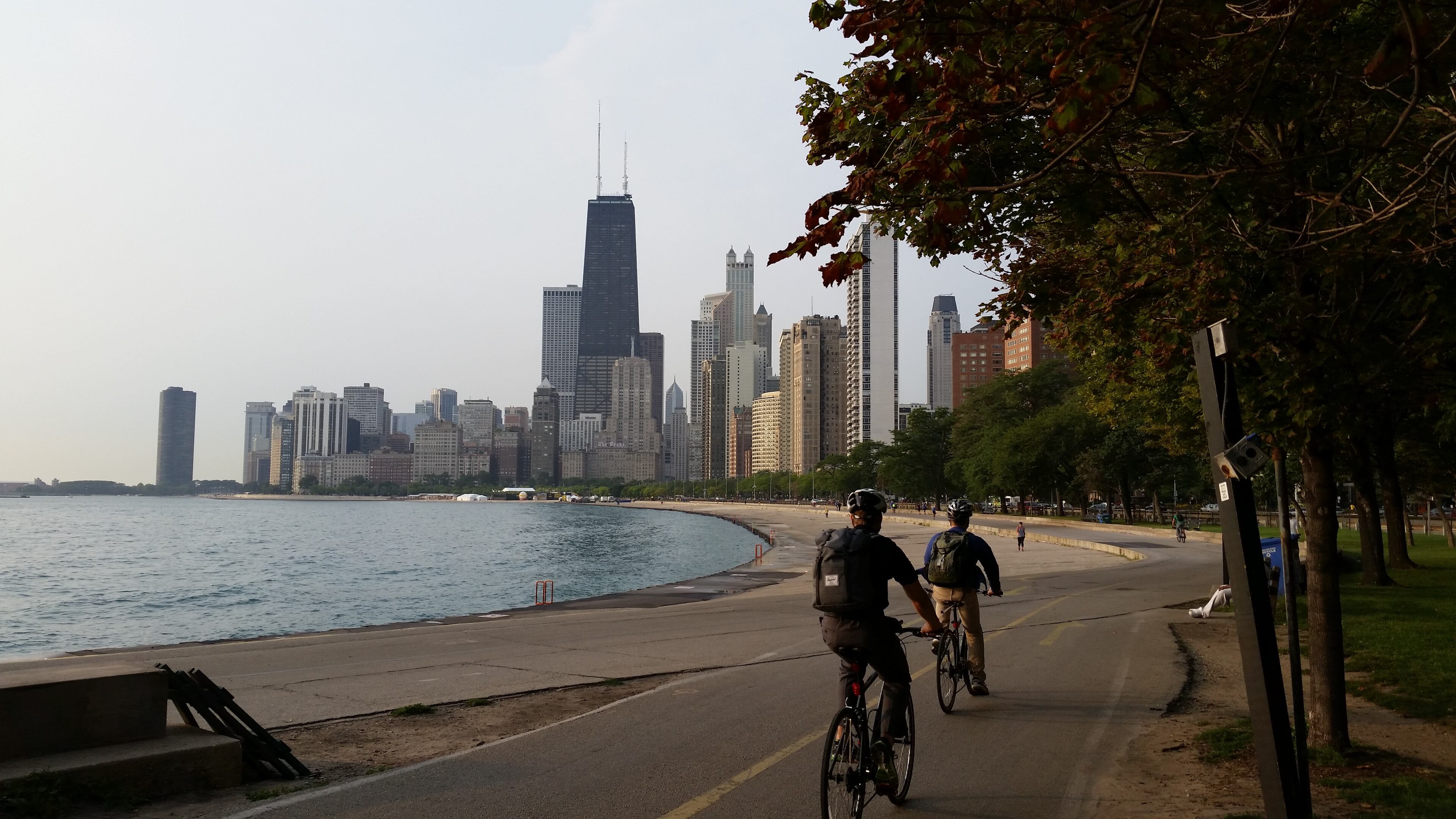 Last month, five Atlanta City Councilmembers, Commissioners of the Department of Planning and Community Development and Public Works, key city staff including the Mayor's Office, and several Atlanta Bicycle Coalition board members and staff attended a study tour of Chicago to learn more about its bike lane system. Credit: City of Atlanta