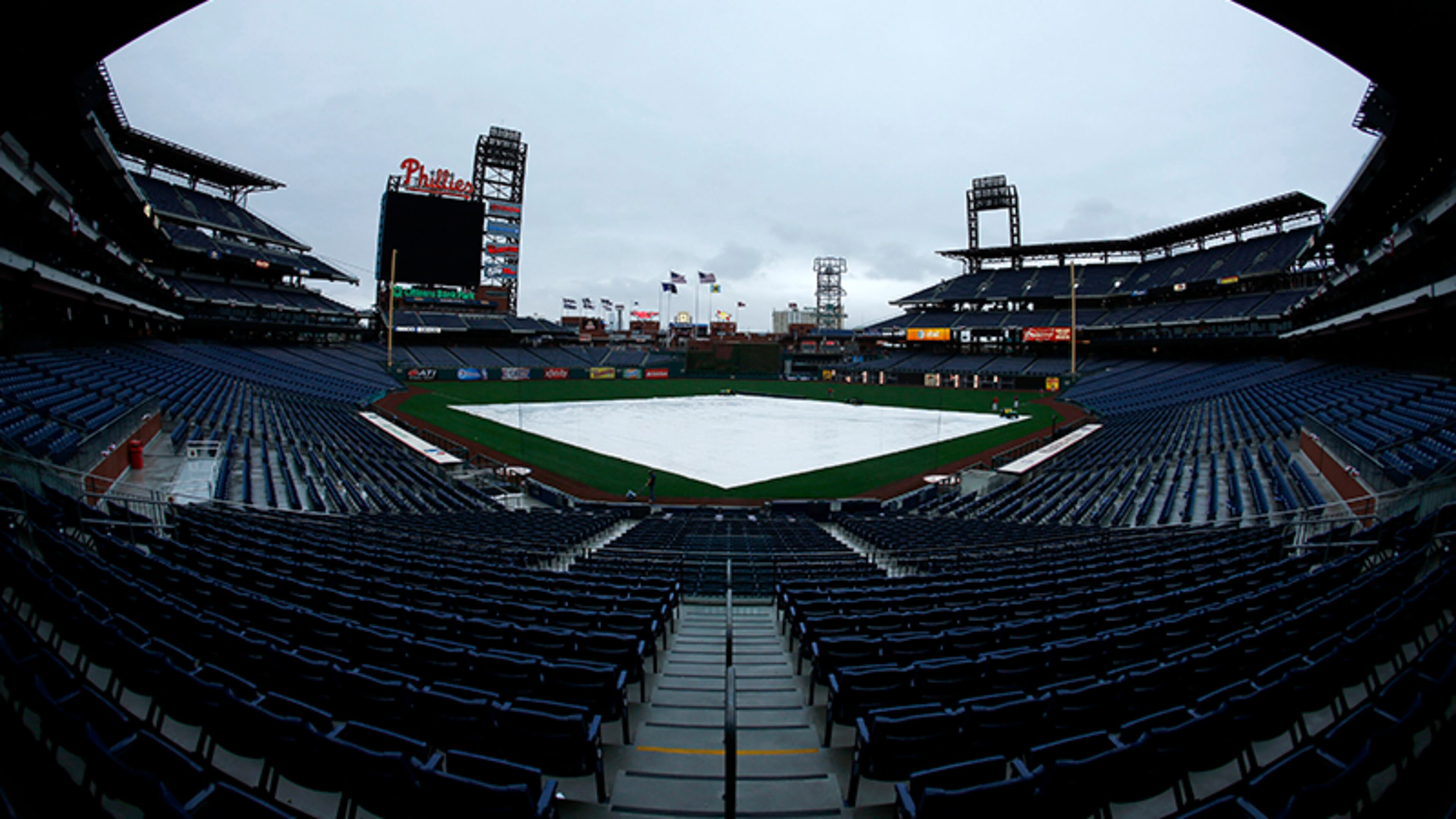 Tuesday's rained-out game between the Braves and Phillies will be made up in June in Philadelphia.