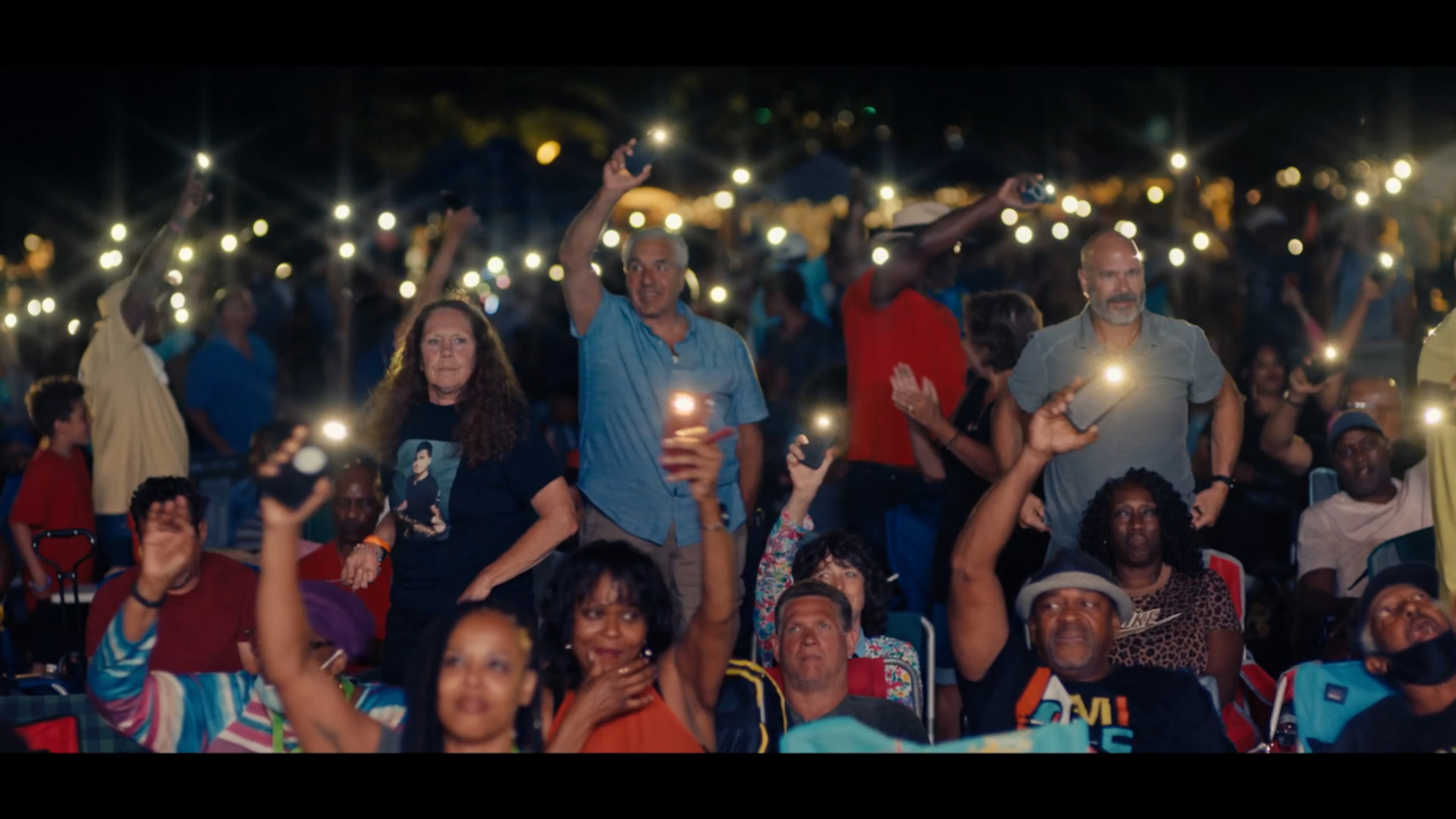 Smooth jazz fans gather at an outdoor festival in "Smooth World," which officially premieres in October at the Newport Beach Film Festival. (Courtesy of Grand Reveal)