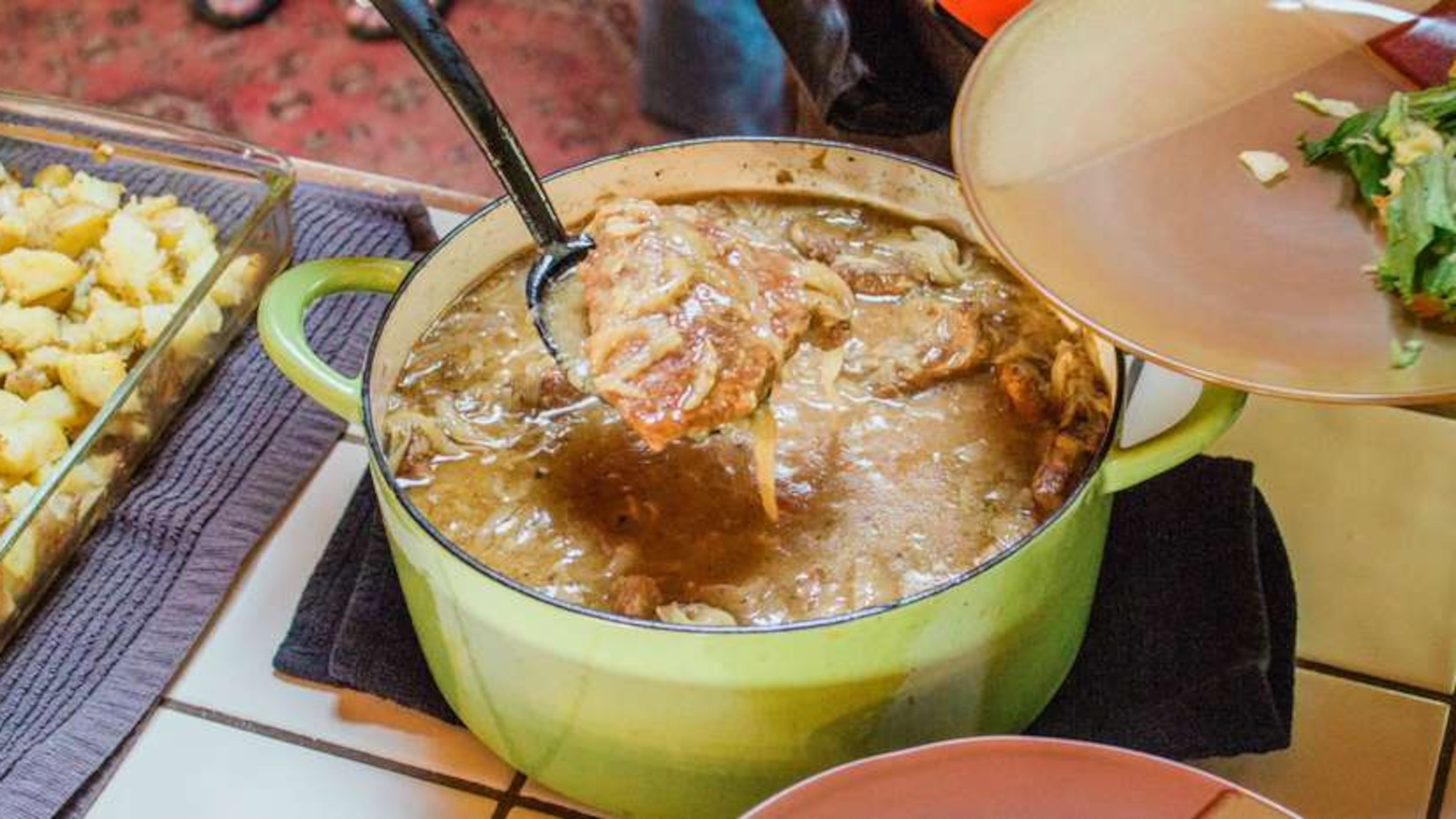 "Nama's" Steak and Onions / Photo by Kate Williams