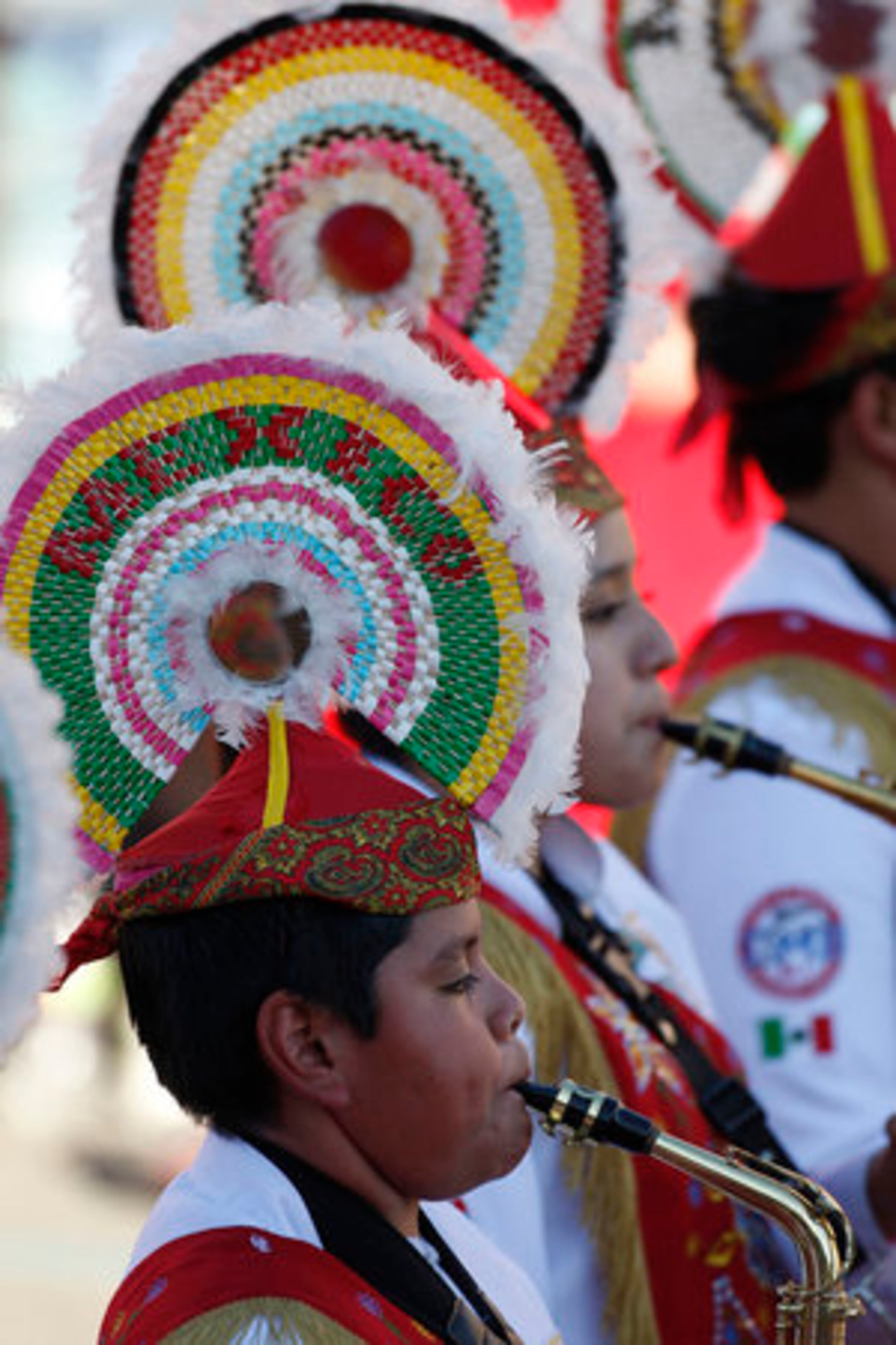 Banda Musical Delfines from Mexico performs.