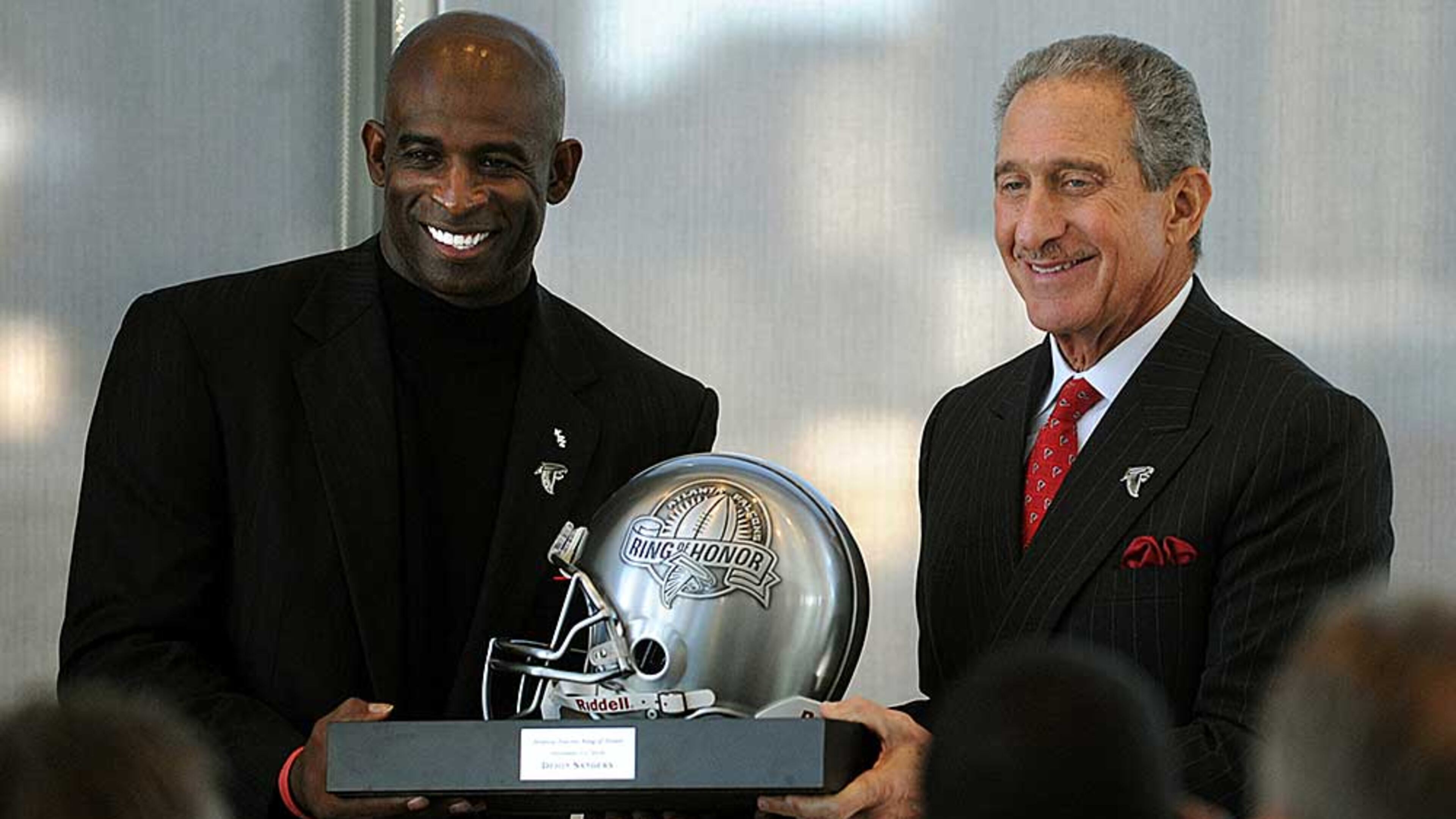 Deion Sanders was inducted into the Atlanta Falcons Ring of Honor in 2010.