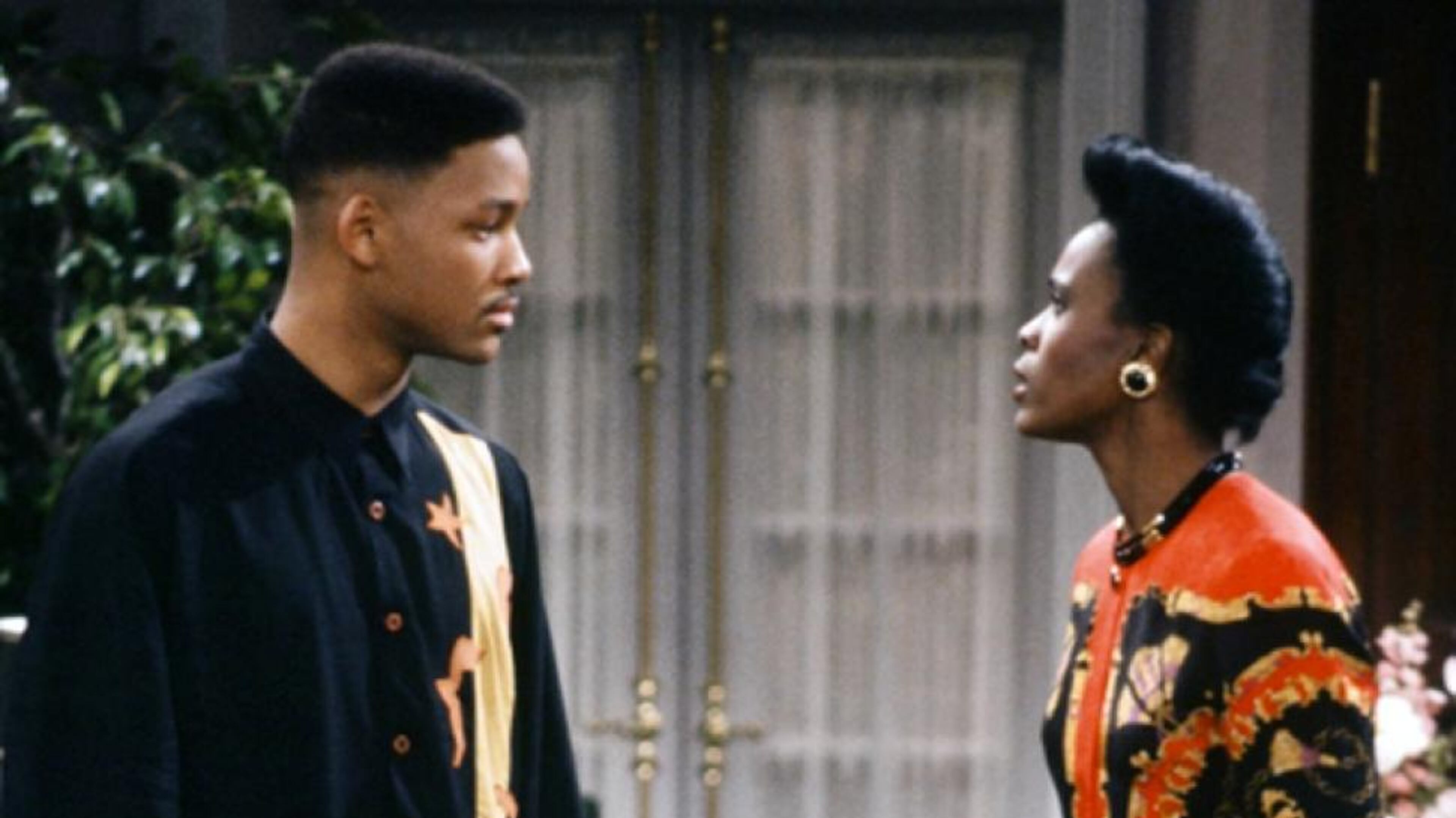 Actor Will Smith and actress Janet Hubert appear in the 1990s sitcom "Fresh Prince of Bel-Air." Hubert has criticized Jada Pinkett Smith's call for a boycott of this year's Oscars. Pinkett Smith is Will Smith's wife.