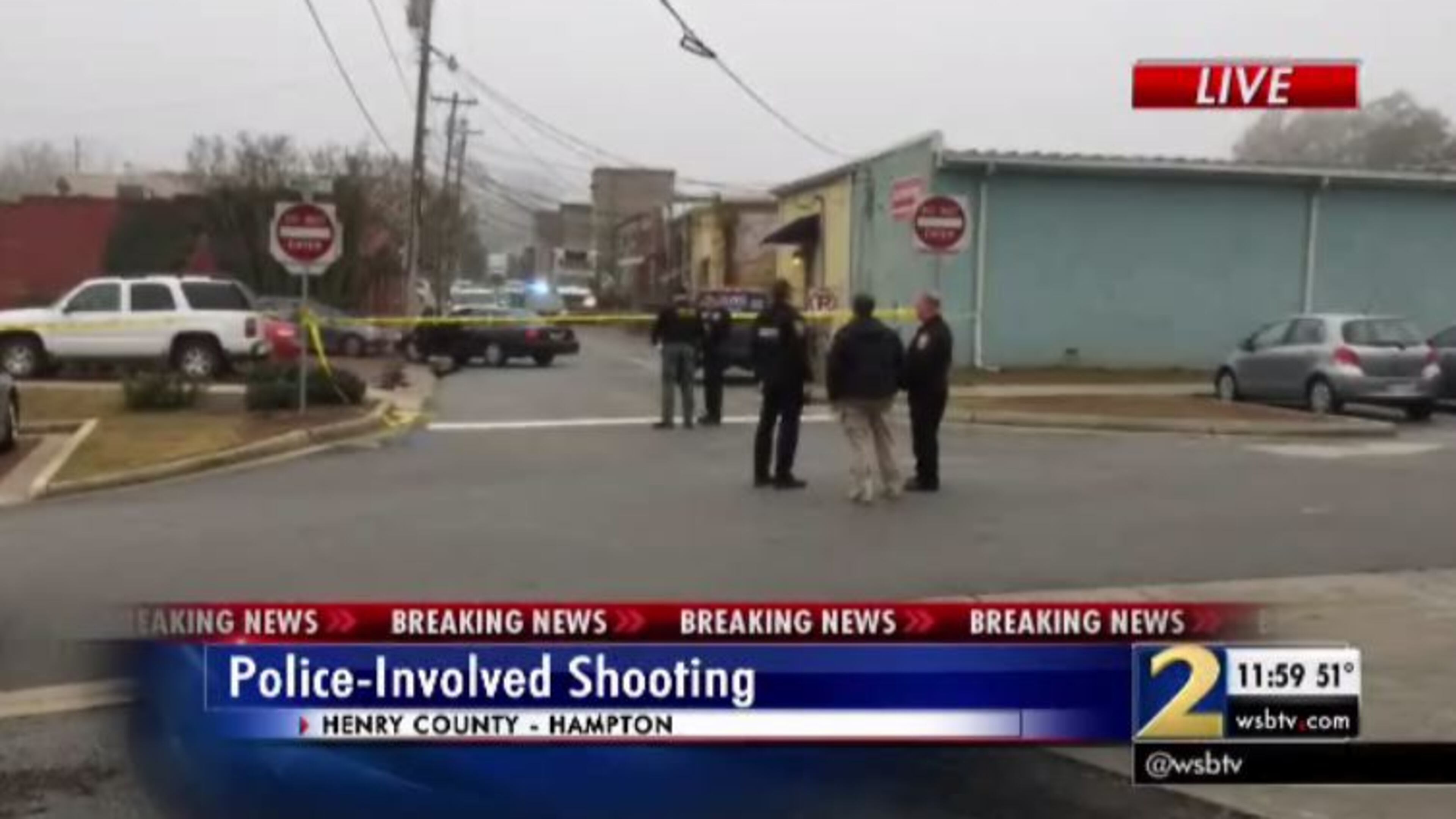 A Henry County police officer was involved in a shooting Tuesday. (Credit: Channel 2 Action News)