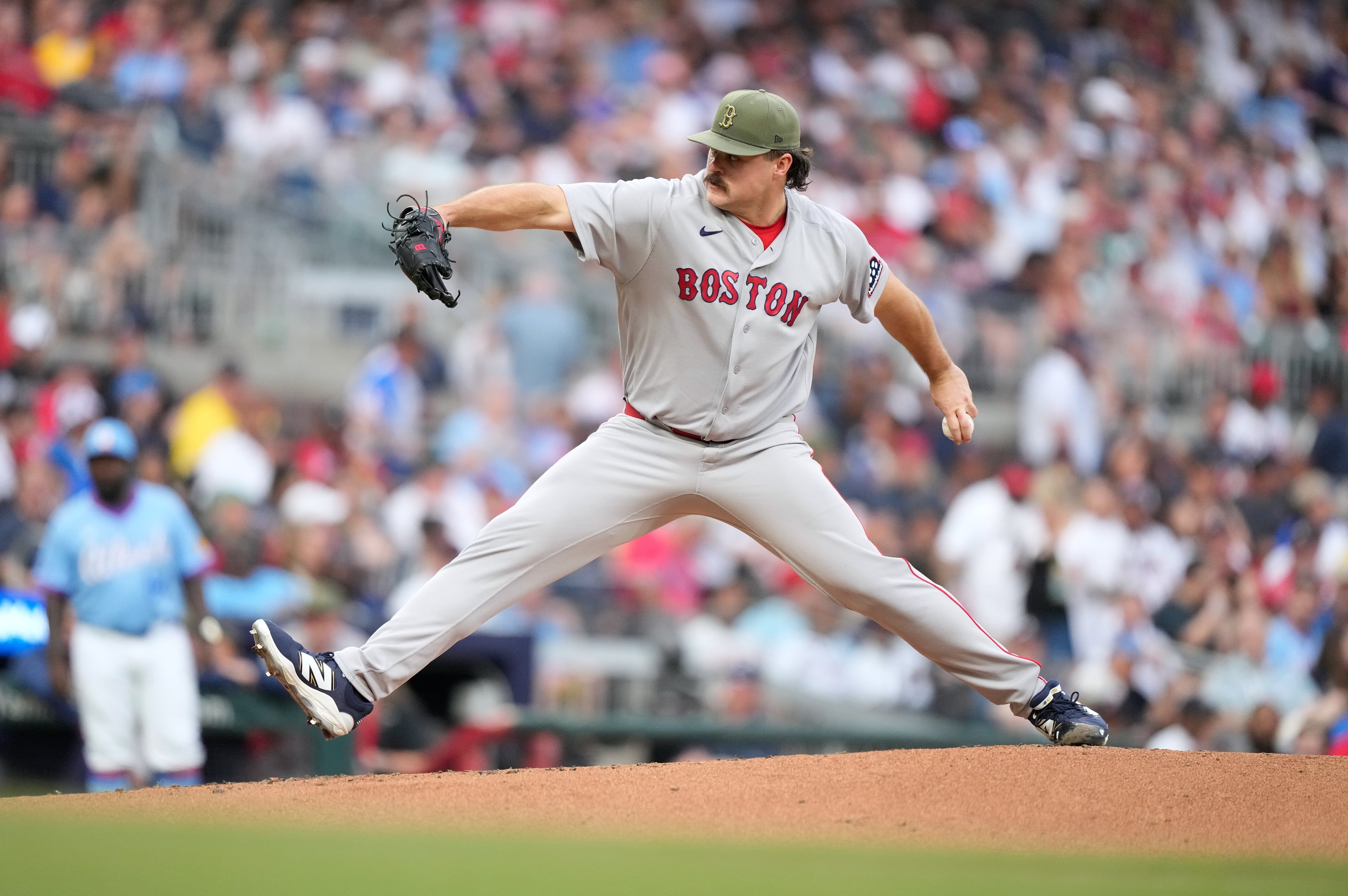 Red Sox Braves Baseball