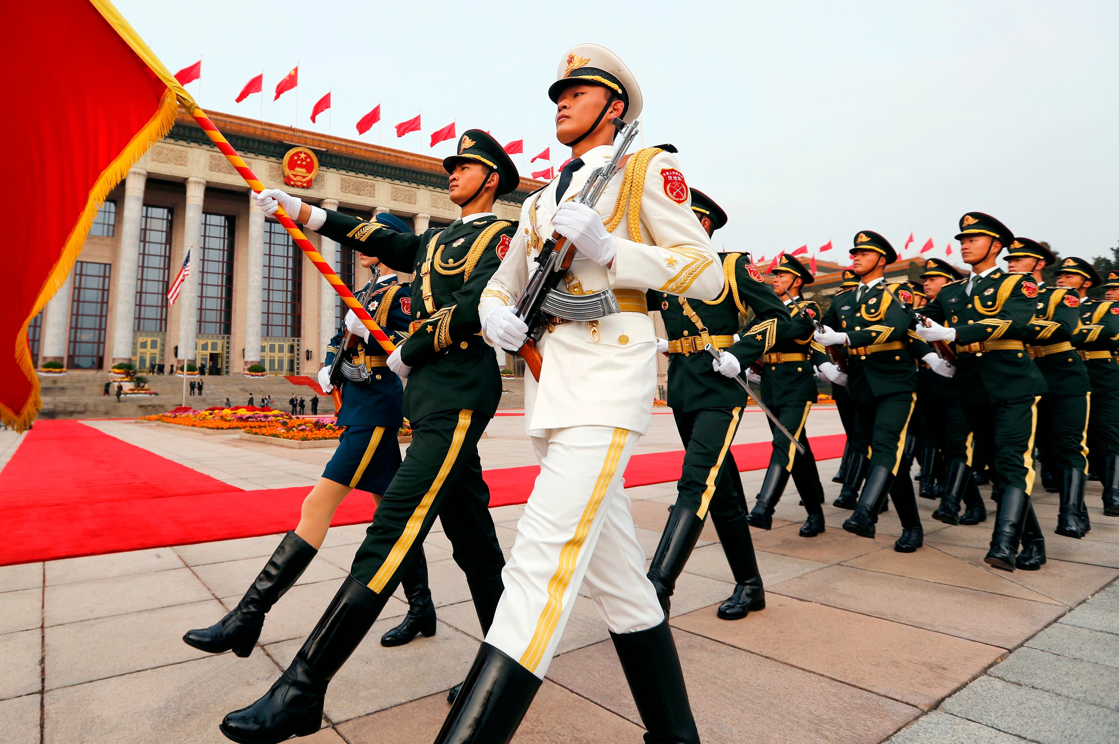 US Trump China Pomp