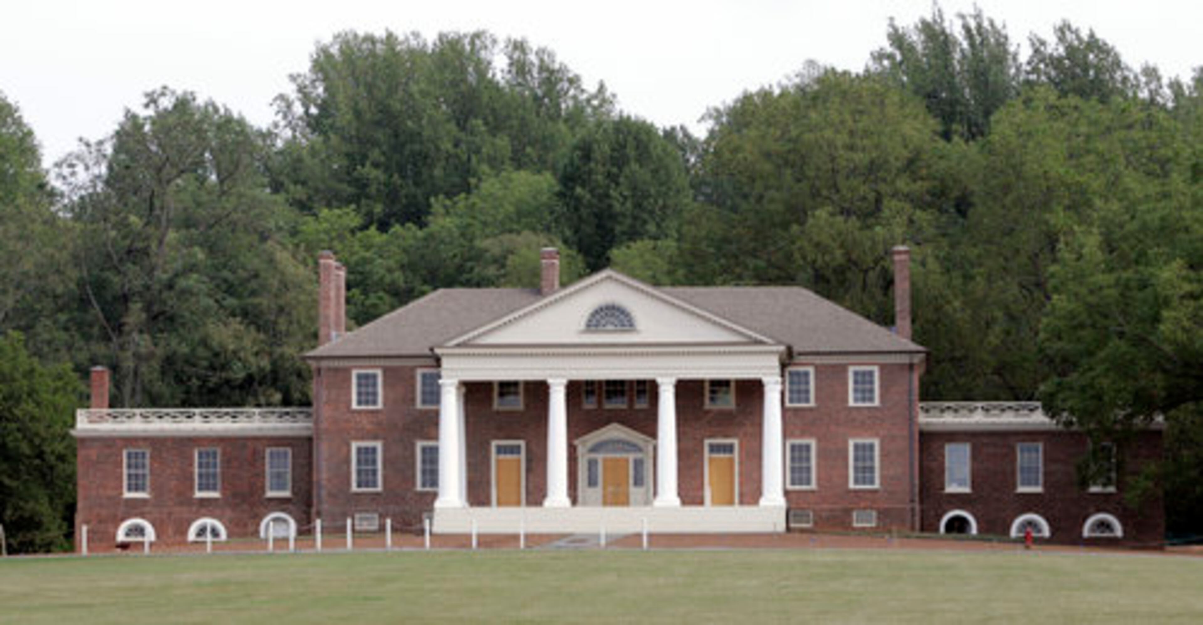 IN THE DAYS leading up to the celebration, Montpelier looks more like it did in 1809. The house was originally built in 1760.
