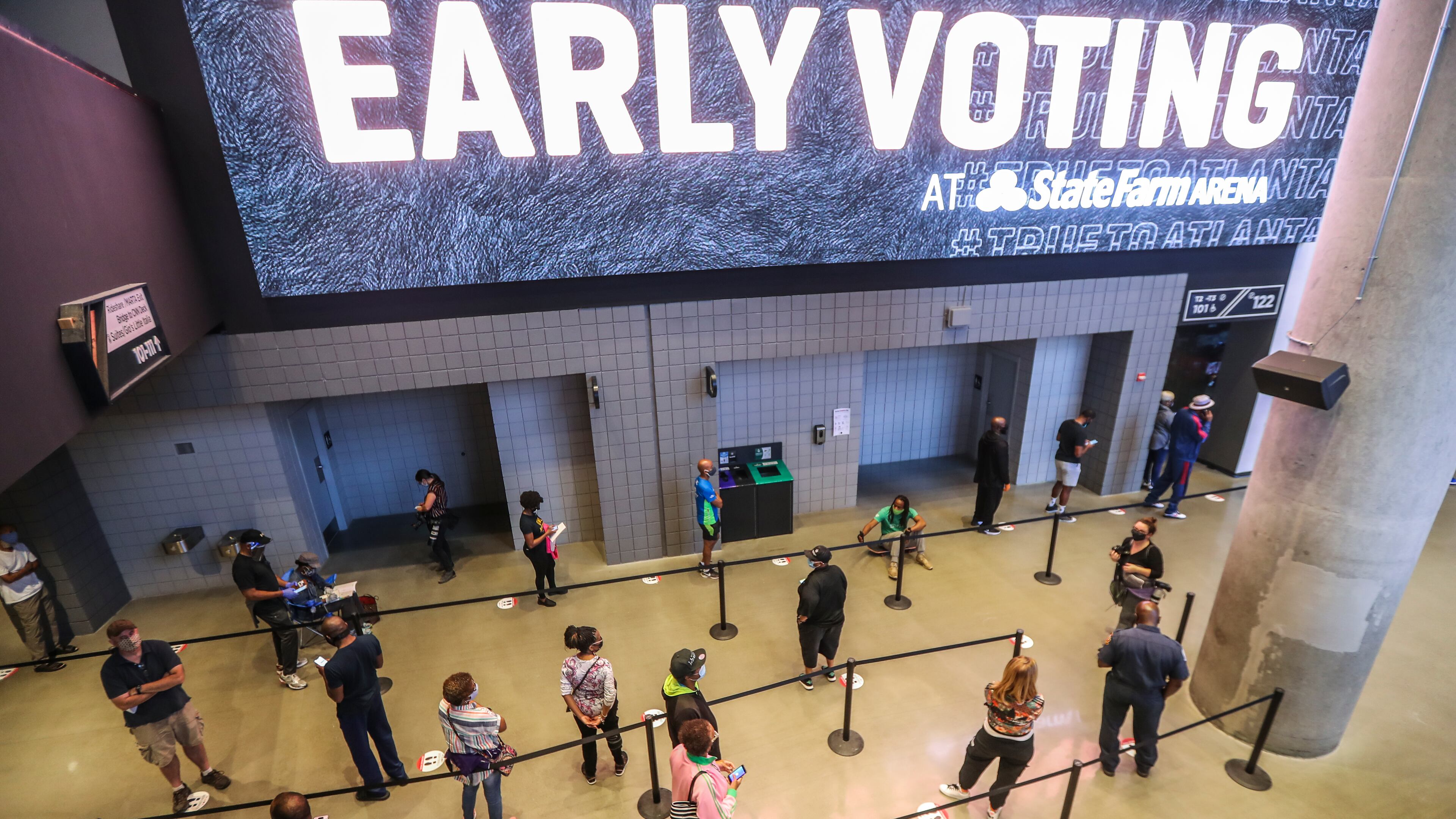 Georgia has added 1 million voters since the 2016 presidential election, and they tend to be younger and more diverse. People under age 35 make up a third of all Georgia’s voters, the largest group of any age bracket. Two-thirds of the new voters are people of color. (John Spink / John.Spink@ajc.com)