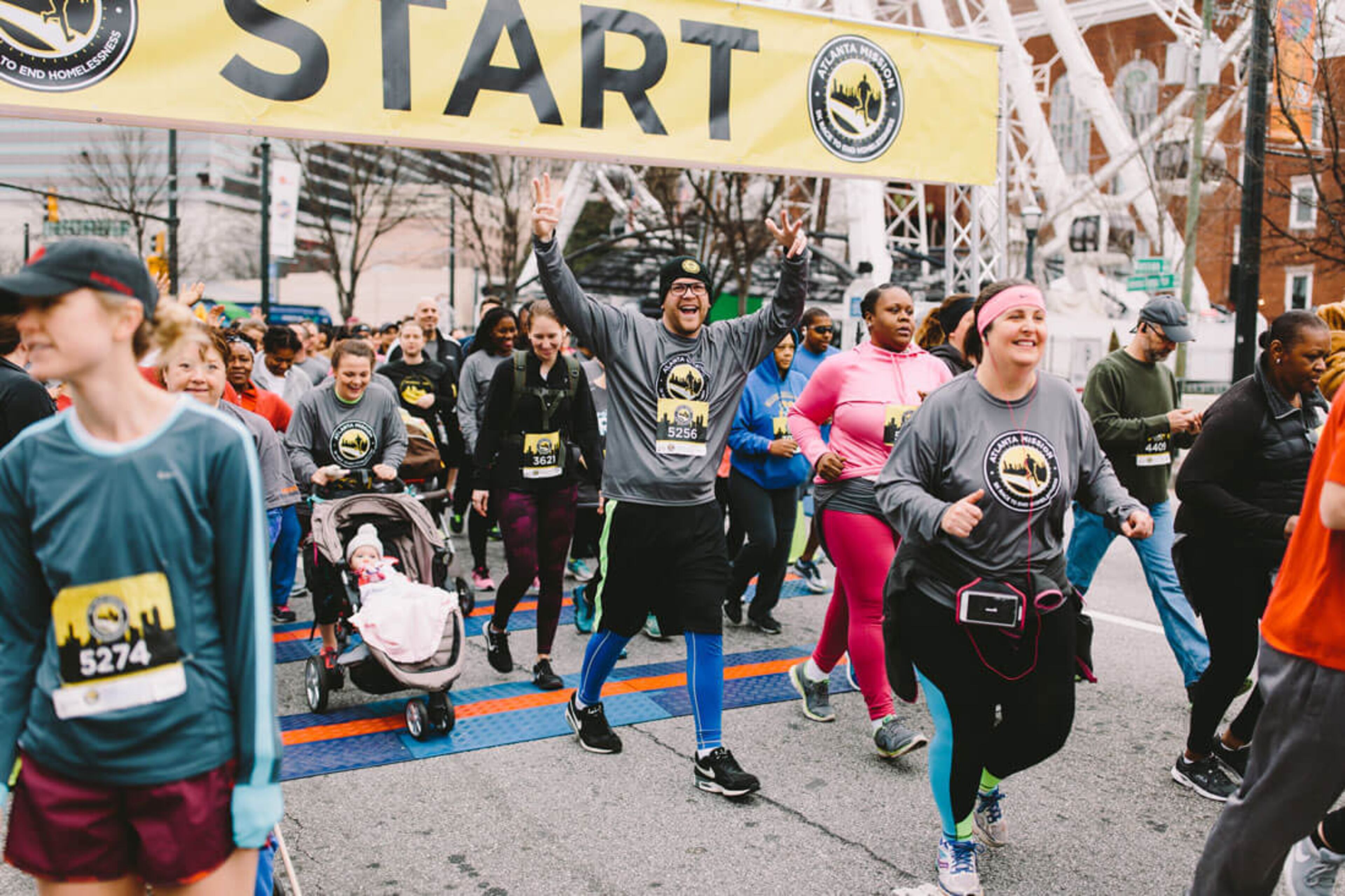 Run in the 19th annual Atlanta Mission 5K Race to End Homelessness.
