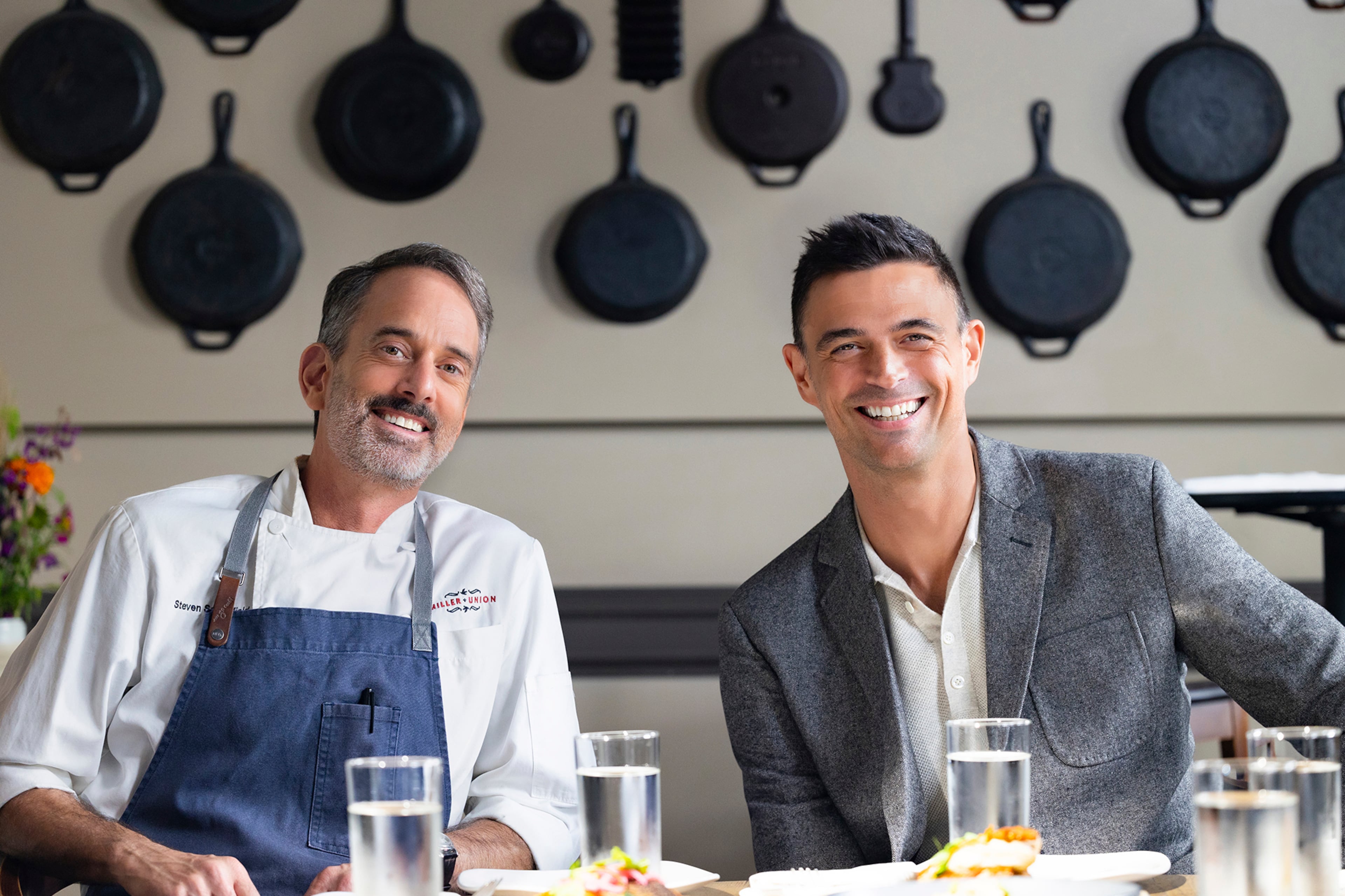 Miller Union chef Steven Satterfield, a leader in sustainability in Southern food, and TV personality and sustainability activist John Gidding pair up in the pilot episode of the SCAD produced docuseries chefATL.
(Courtesy of SCAD)