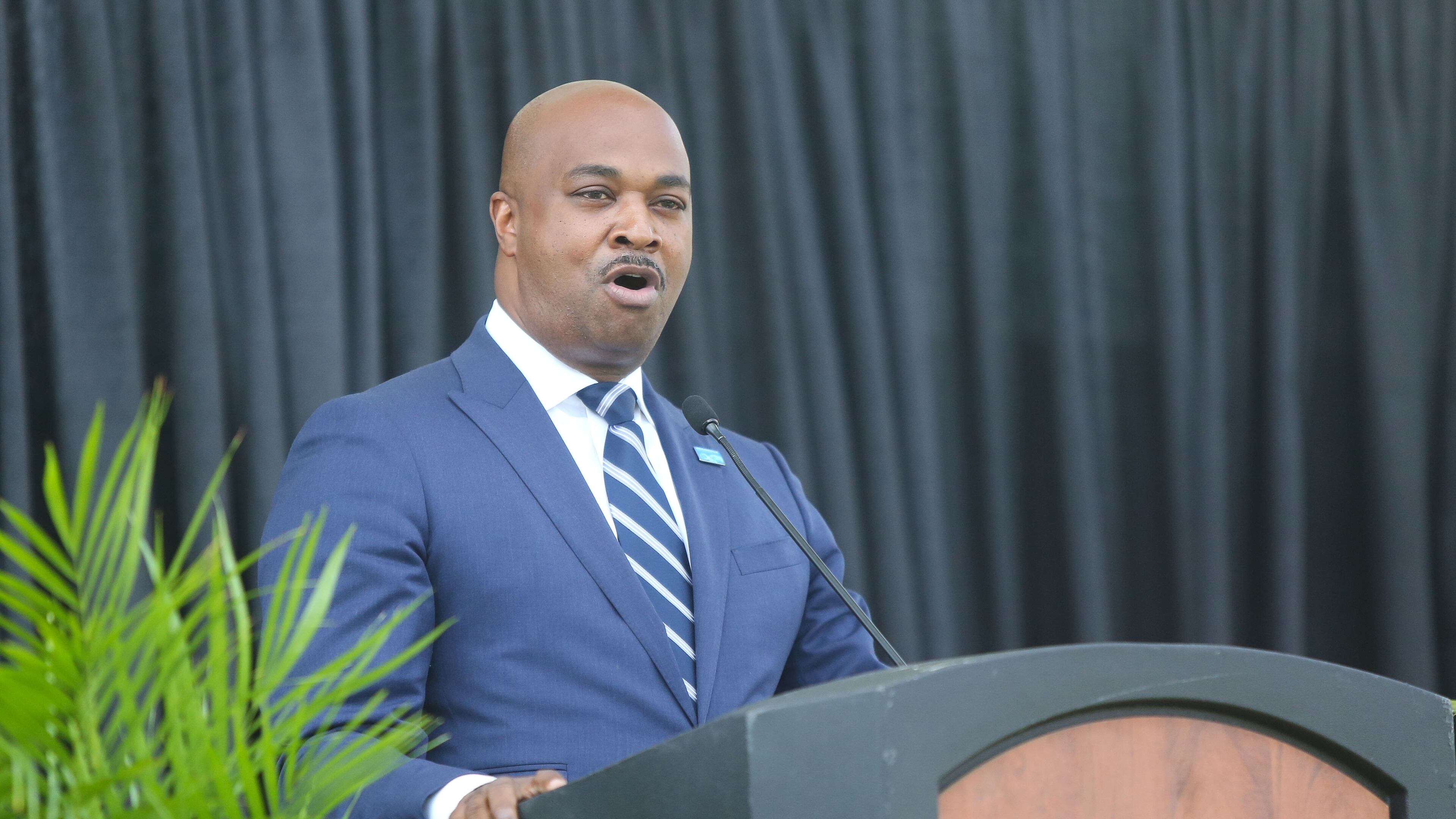 Atlanta City Council member Kwanza Hall introduced the authorizing legislation for the city to spend $5.6 million on body cameras for the Atlanta Police Department. “The time is now. Our vote sends a strong message that we want our officers to be equipped with every tool they need to ensure their safety and that we are committed to transparency for our citizens in their interactions with law enforcement.” EMILY JENKINS/ EJENKINS@AJC.COM