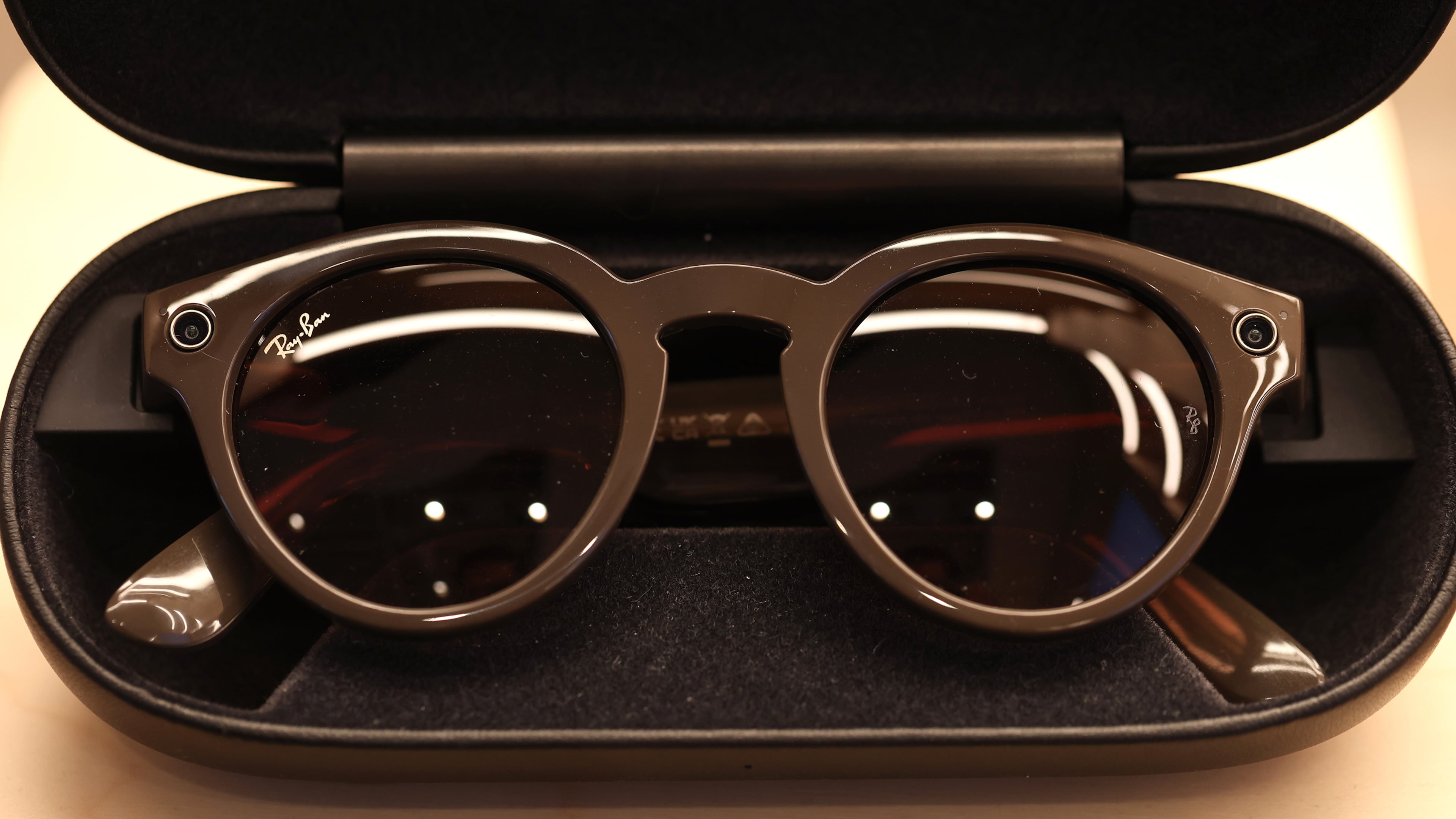 Ray-Ban Smart Glasses on display at a Meta Store. (Justin Sullivan/Getty Images/TNS)