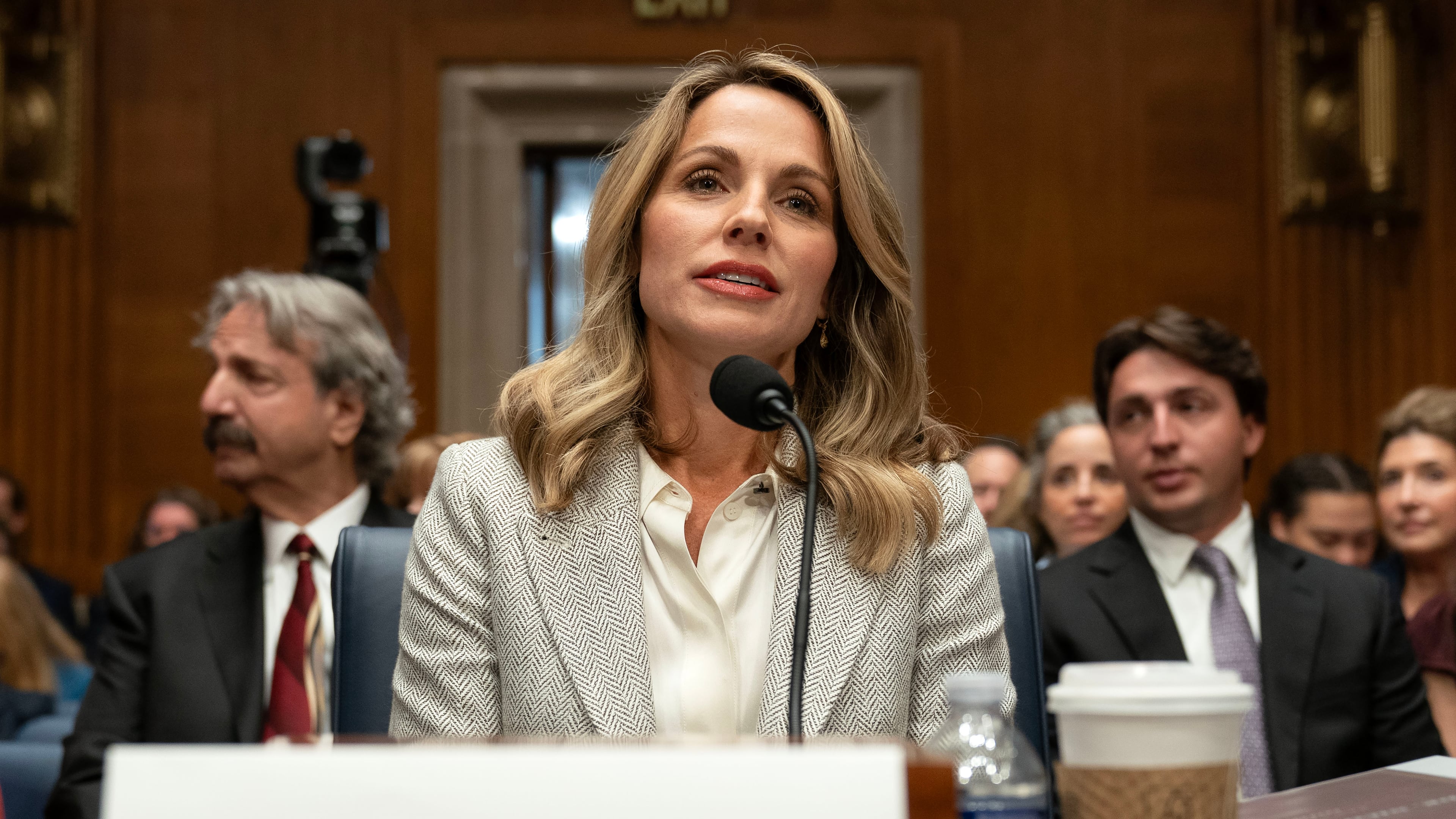 Dr. Nicole Saphier, surgeon general nominee, testifies before the Senate Committee on Health, Education, Labor and Pensions during a confirmation hearing on Capitol Hill Wednesday, Sept. 16, 2026, in Washington. (AP Photo/Jose Luis Magana)