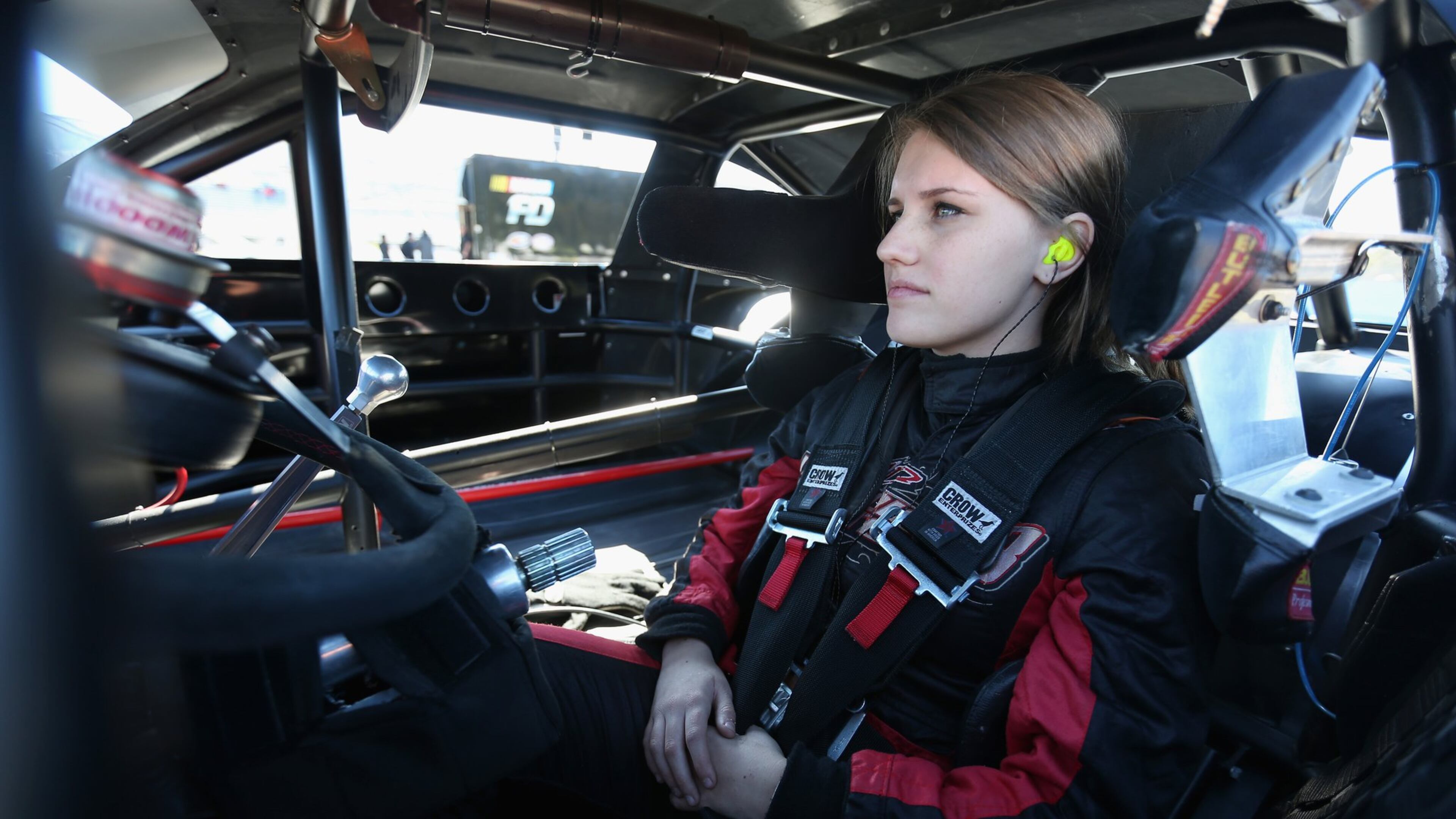 Madeline Crane of Meansville, who started racing at 10 years old, participates in a program to draw more women and minorities to NASCAR. GETTY