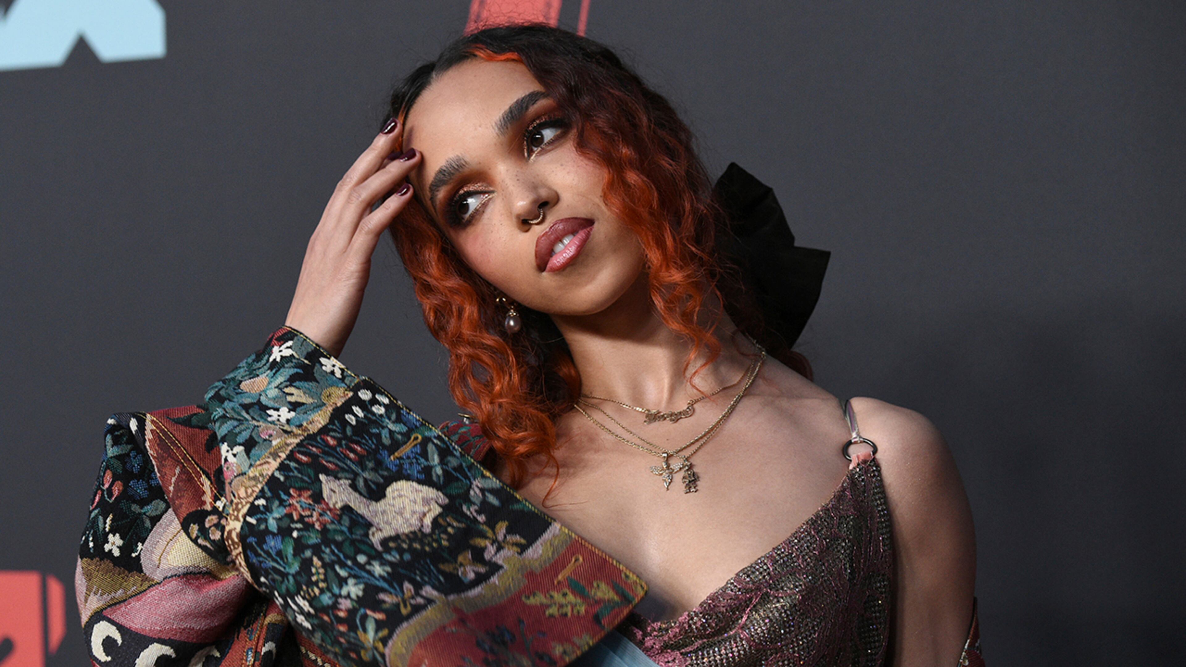 FKA twigs arrives at the MTV Video Music Awards at the Prudential Center on Monday, Aug. 26, 2019, in Newark, N.J. (Photo by Evan Agostini/Invision/AP)