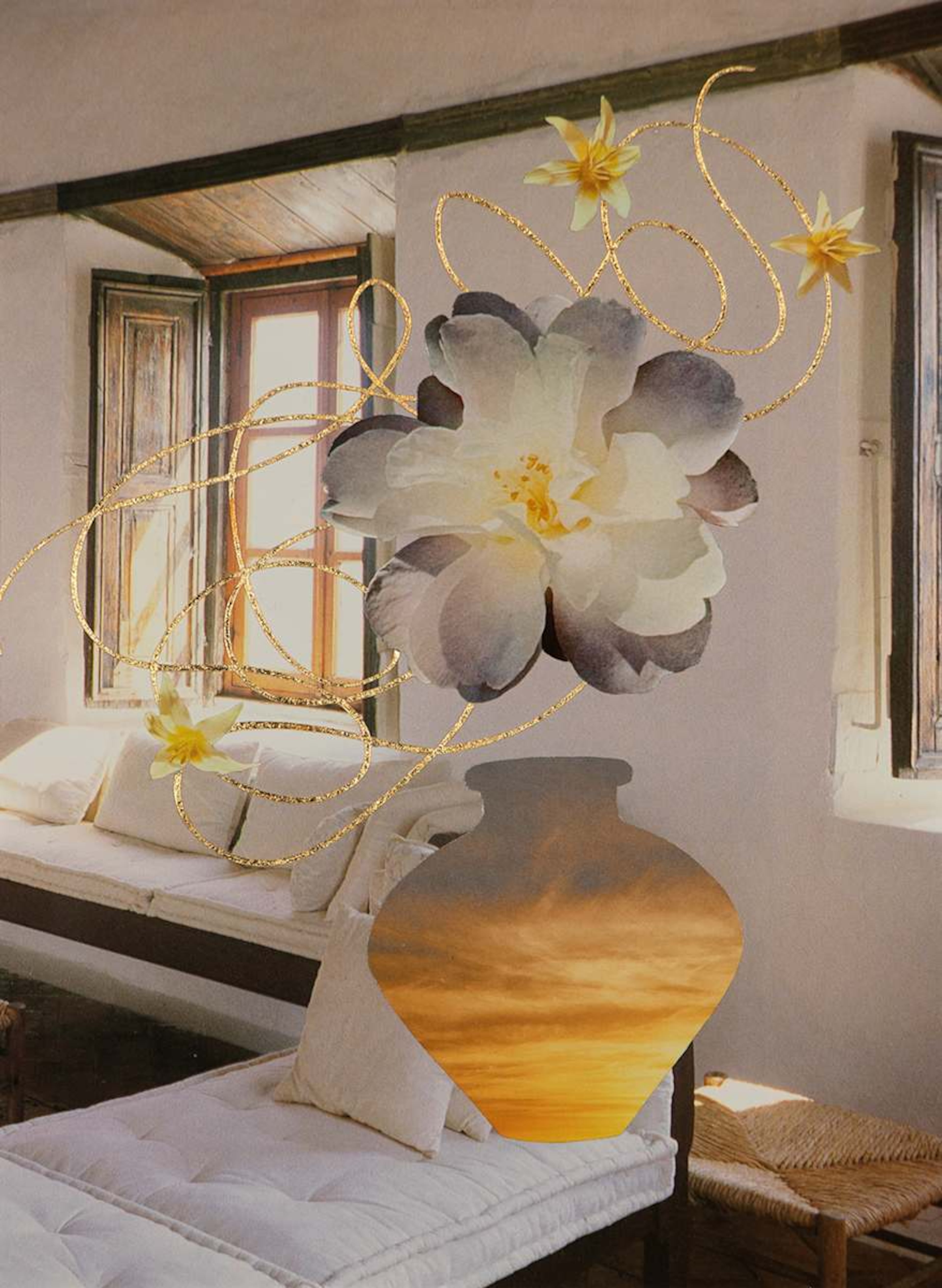 “Ancestry of Belonging,” featuring works from Rose M. Barron, Colleen Maria Casey and Dayna Thacker, will be on view at Spruill Gallery from Thursday, Aug. 13 to Friday, Sept. 11. Pictured is Thacker's "Unstill Life #16" (2026). (Courtesy of Spruill Gallery/Dayna Thacker)