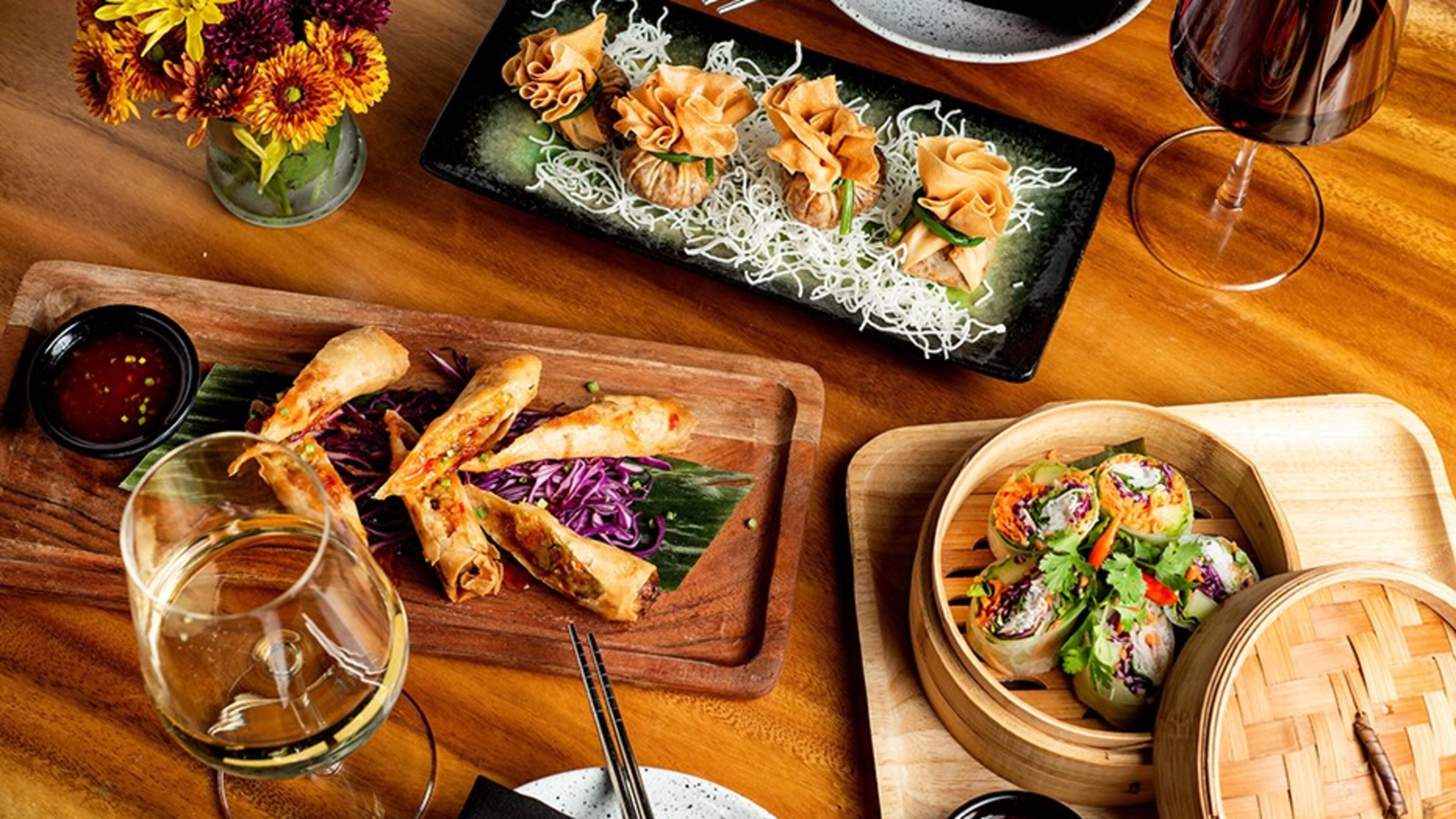 Here is a selection of the appetizers offered at Nan Thai Buckhead. (Courtesy of Dominique White)