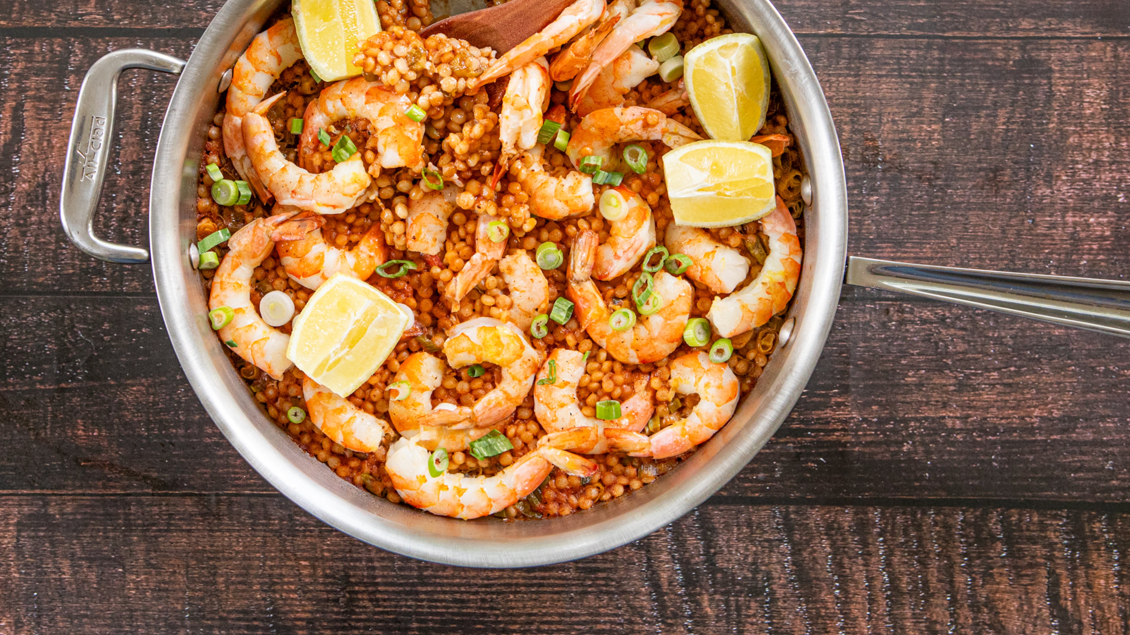 Shrimp Cocktail Couscous made and styled by writer Kate Itrich-Williams at her home in Atlanta. (Aaliyah Man for the AJC)