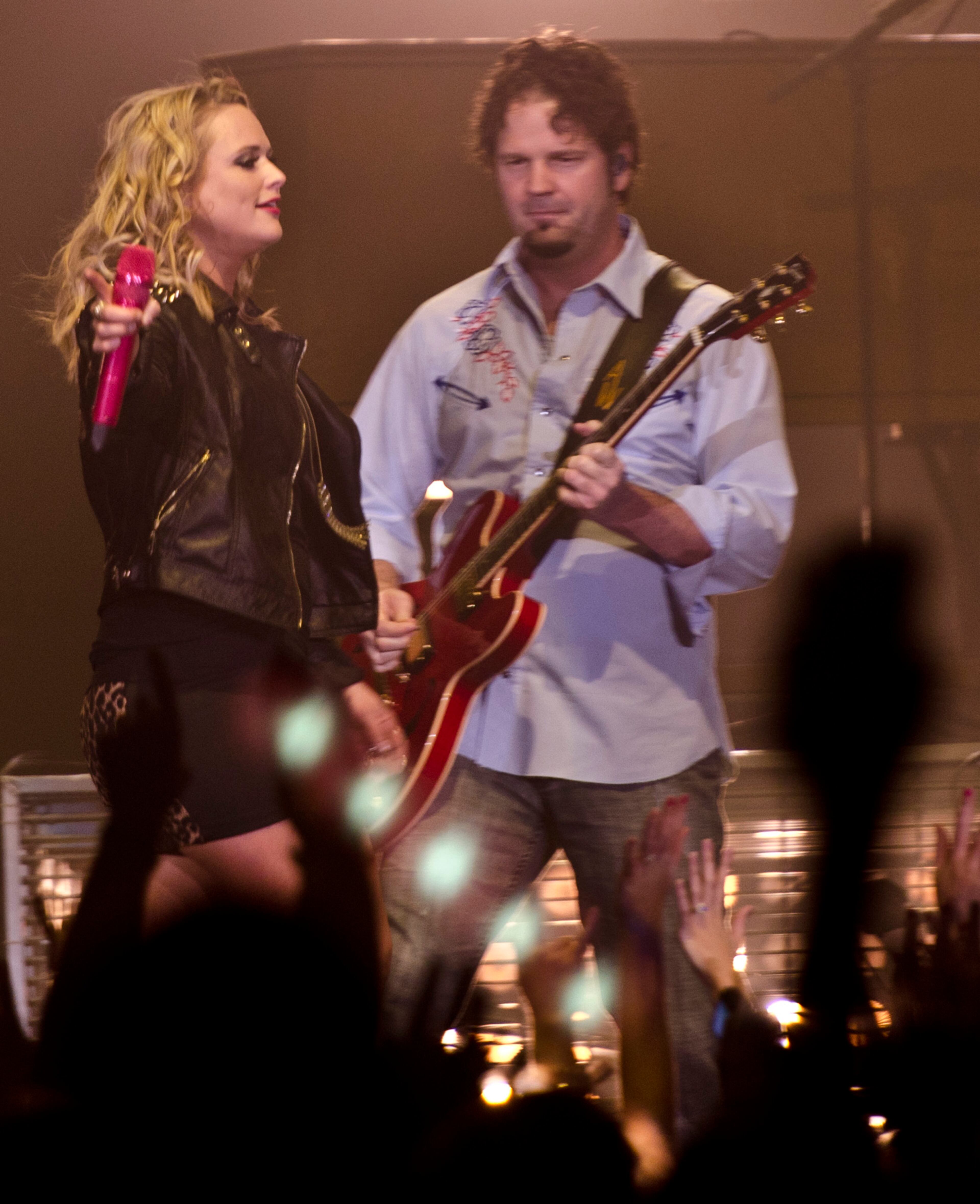 Miranda Lambert delighted a sold-out Ervin J. Nutter Center crowd during her Locked and ReLoaded Tour with Dierks Bentley in Fairborn, Ohio.