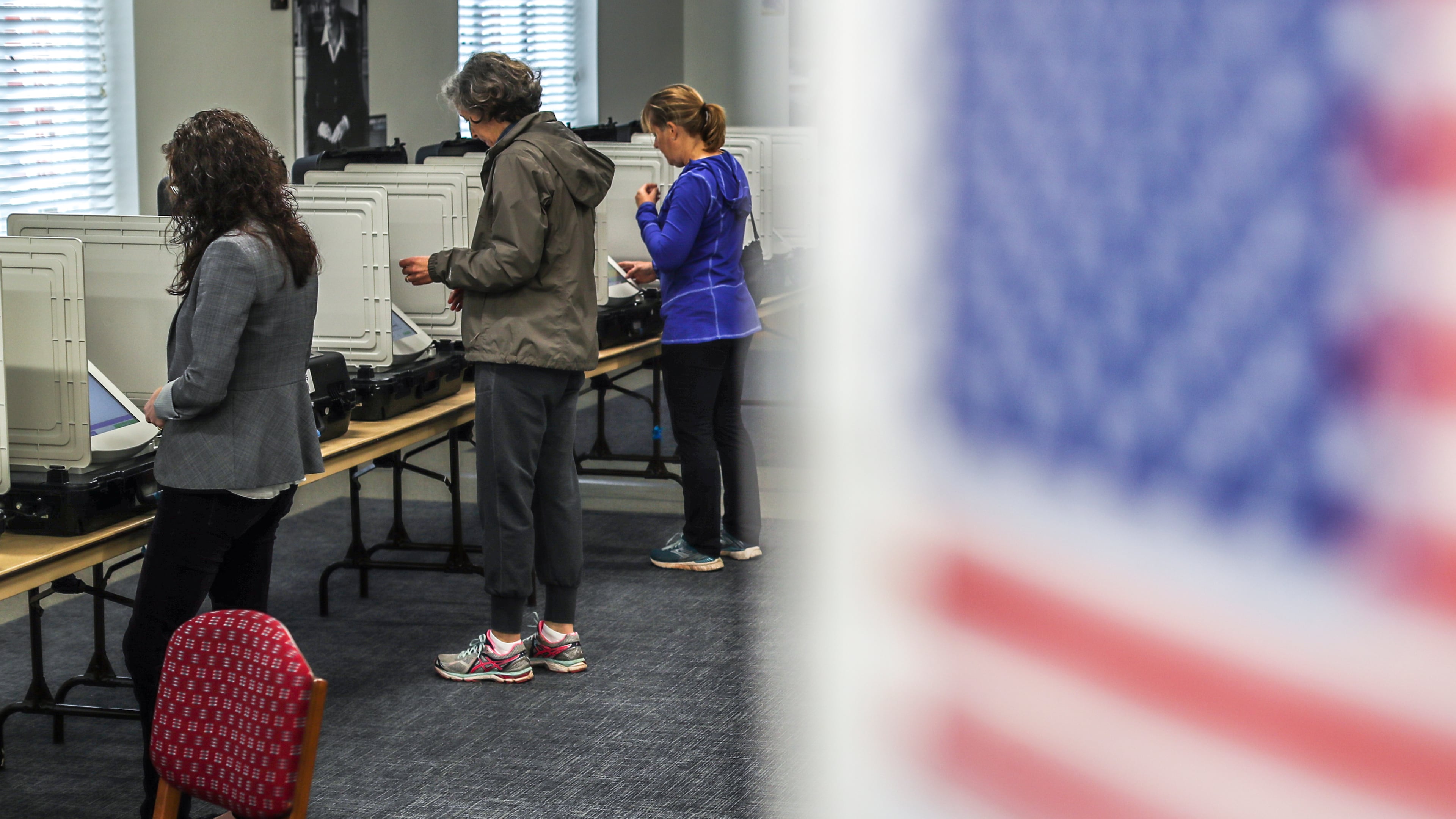 November 5, 2019 DeKalb County: Voters cast their ballots at Voters at the Winnona Precinct at Columbia Theological Seminaryâs Richard Center at 701 S. Columbia Drive in Decatur on Tuesday, Nov. 5, 2019. The entire county of DeKalb voted on a referendum that would restructure DeKalbâs ethics board, after the Georgia Supreme Court ruled that the way its members are currently appointed is unconstitutional. Critics of the proposal say the restructuring would weaken the ethics board and reduce some of its powers. Every city in DeKalb also had municipal elections for mayor or city council this fall; several incumbent mayors are facing challengers. There were scores of mayoral and city council seats up for grabs. In DeKalb County, a controversial ethics referendum was on the ballot. Henry County voters decided if they want to pay a penny sales tax for another five years. Nearly a dozen communities also had a vote on âbrunch billâ referendums, which would allow their local restaurants to start selling alcoholic beverages at 11 a.m. on Sundays. JOHN SPINK/JSPINK@AJC.COM