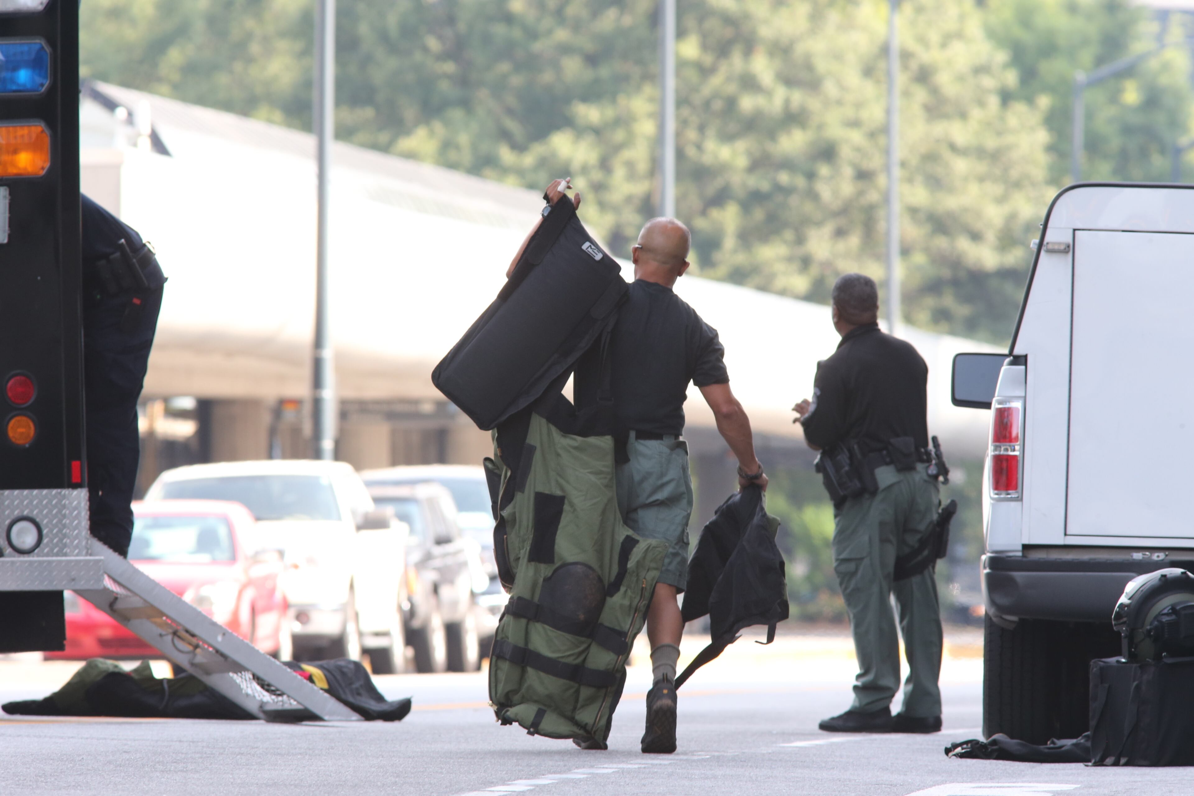 Rail service into and out of MARTA’s Civic Center station downtown was shut down late Tuesday morning July 8, 2014, while police investigated a suspicious package. JOHN SPINK/SPINK@AJC.COM