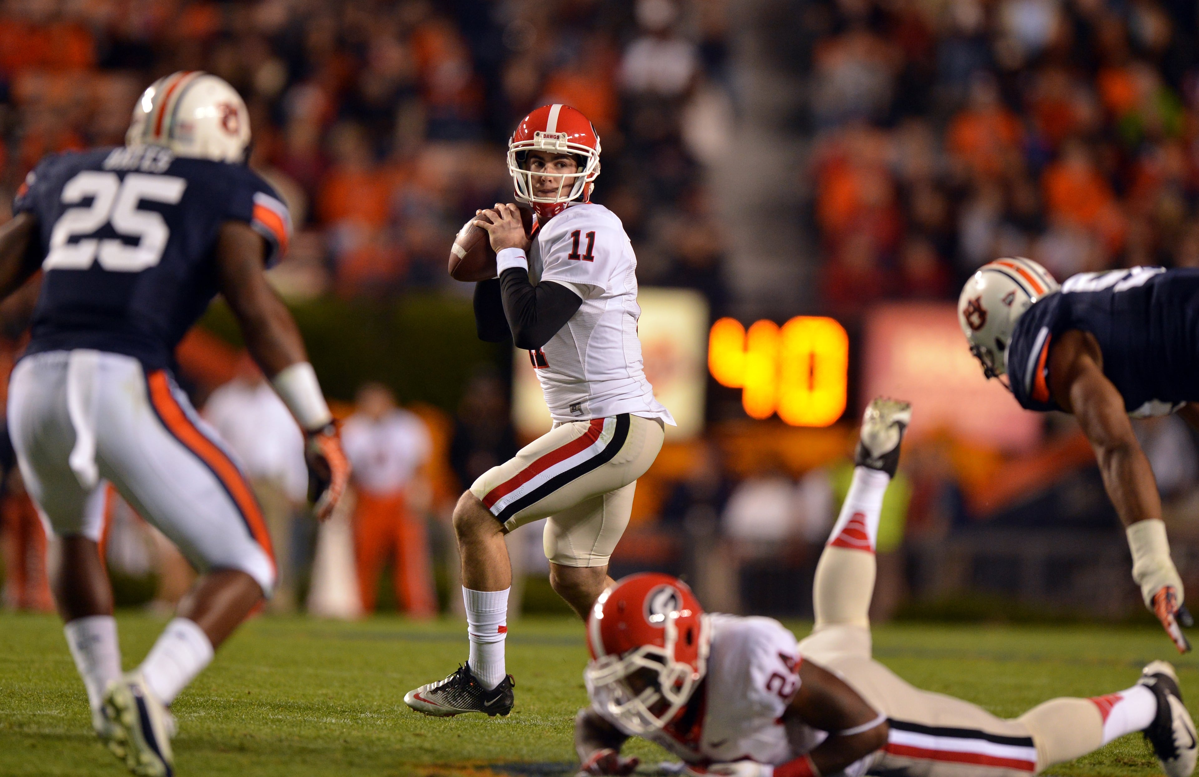 Aaron Murray owns several school passing records and is moving up the chart among all-time statistical leaders in the SEC.