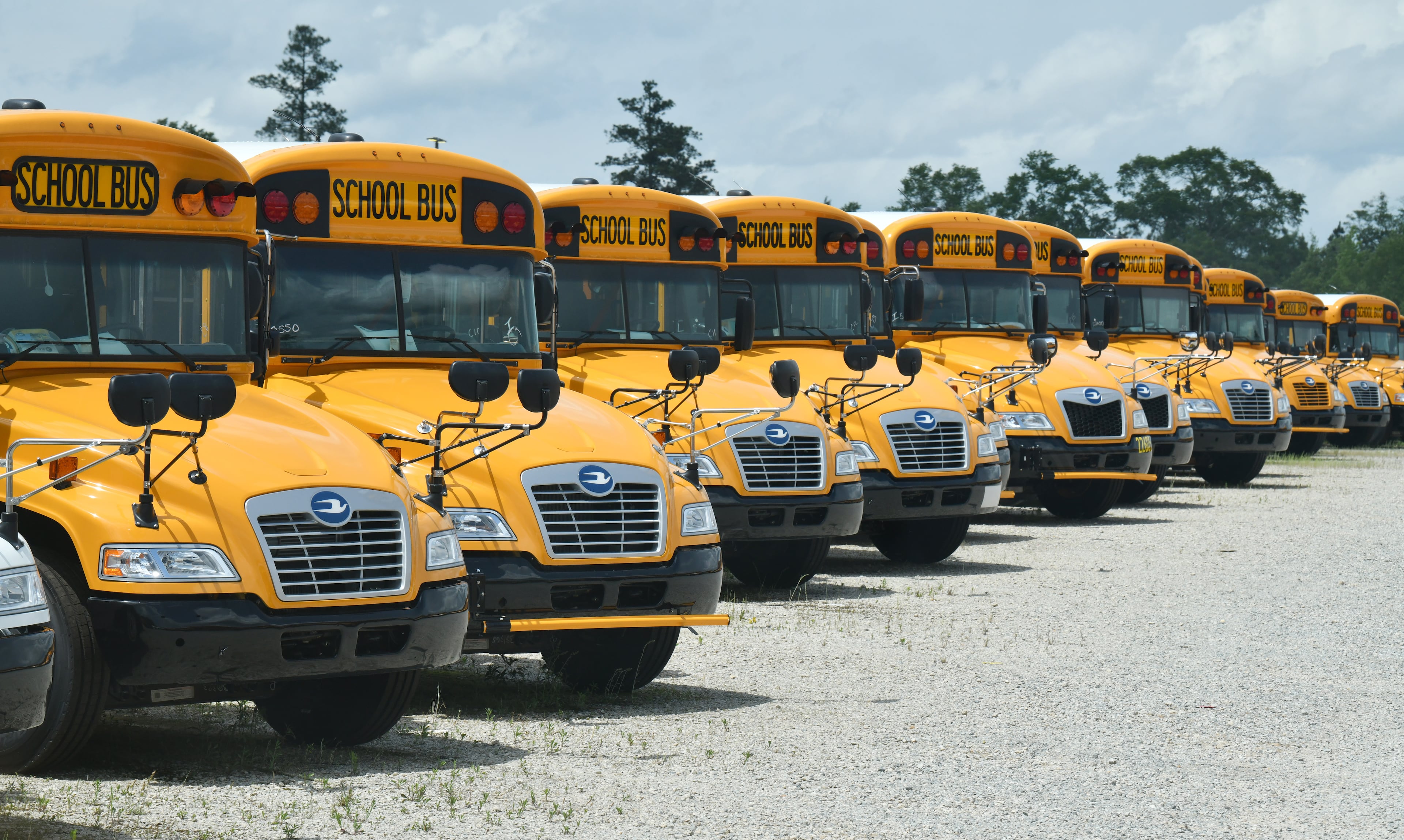 The new facility will produce Type-C buses, the heavy truck-based workhorses familiar to many Georgia students and parents, with models featuring diesel, electric, gasoline and propane powertrains. (Hyosub Shin / Hyosub.Shin@ajc.com)