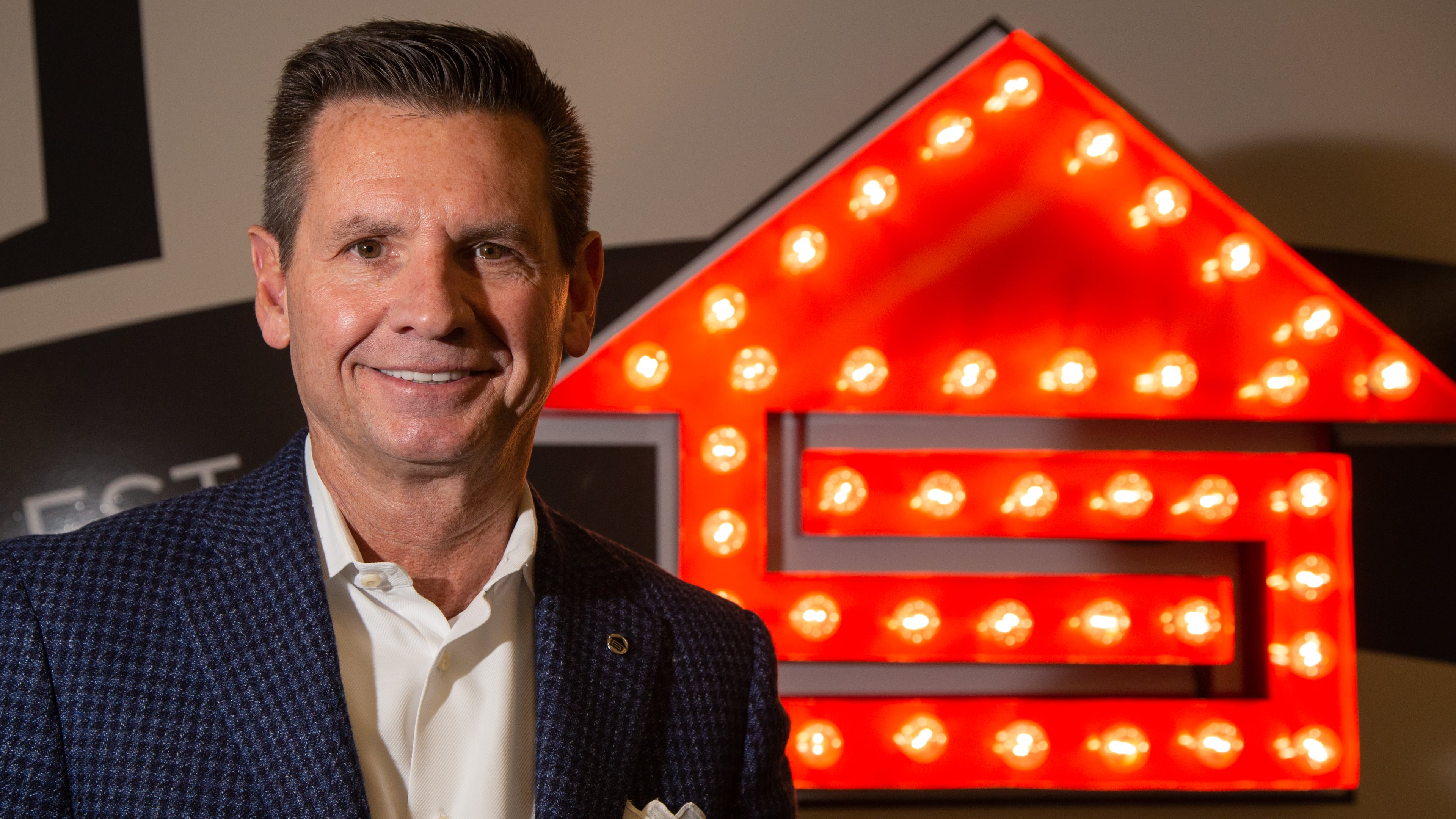 Portrait of CEO Pat Flood at the Supreme Lending Southeastern region offices in Alpharetta on Wednesday January 20, 2021. For a story on the Top Workplace midsize category.PHIL SKINNER FOR THE ATLANTA JOURNAL-CONSTITUTION.