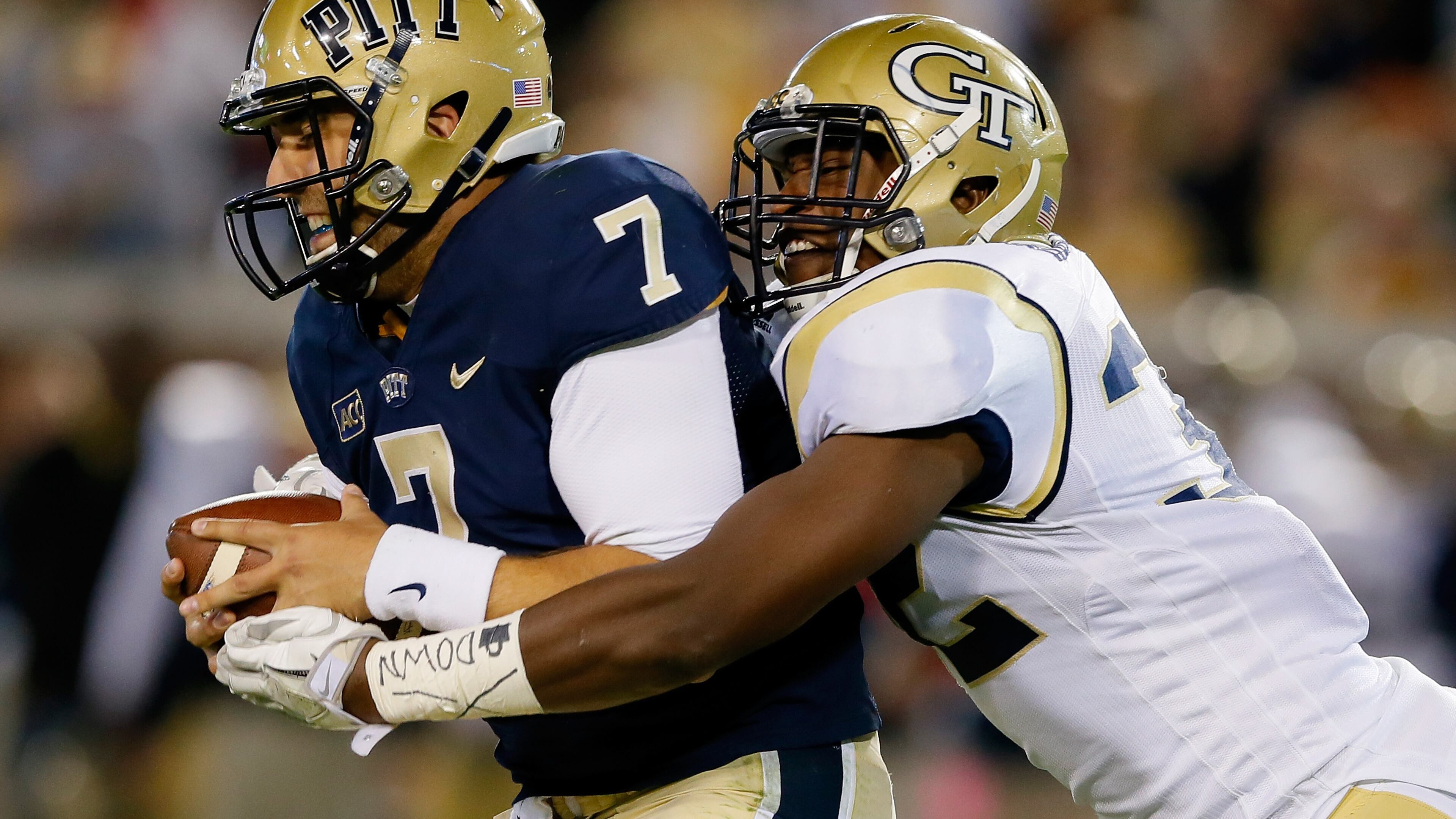 The return of Georgia Tech defensive tackle Jabari Hunt-Days from academic ineligibility appears increasingly likely following the end of Tech’s summer semester. (Photo by Kevin C. Cox/Getty Images)