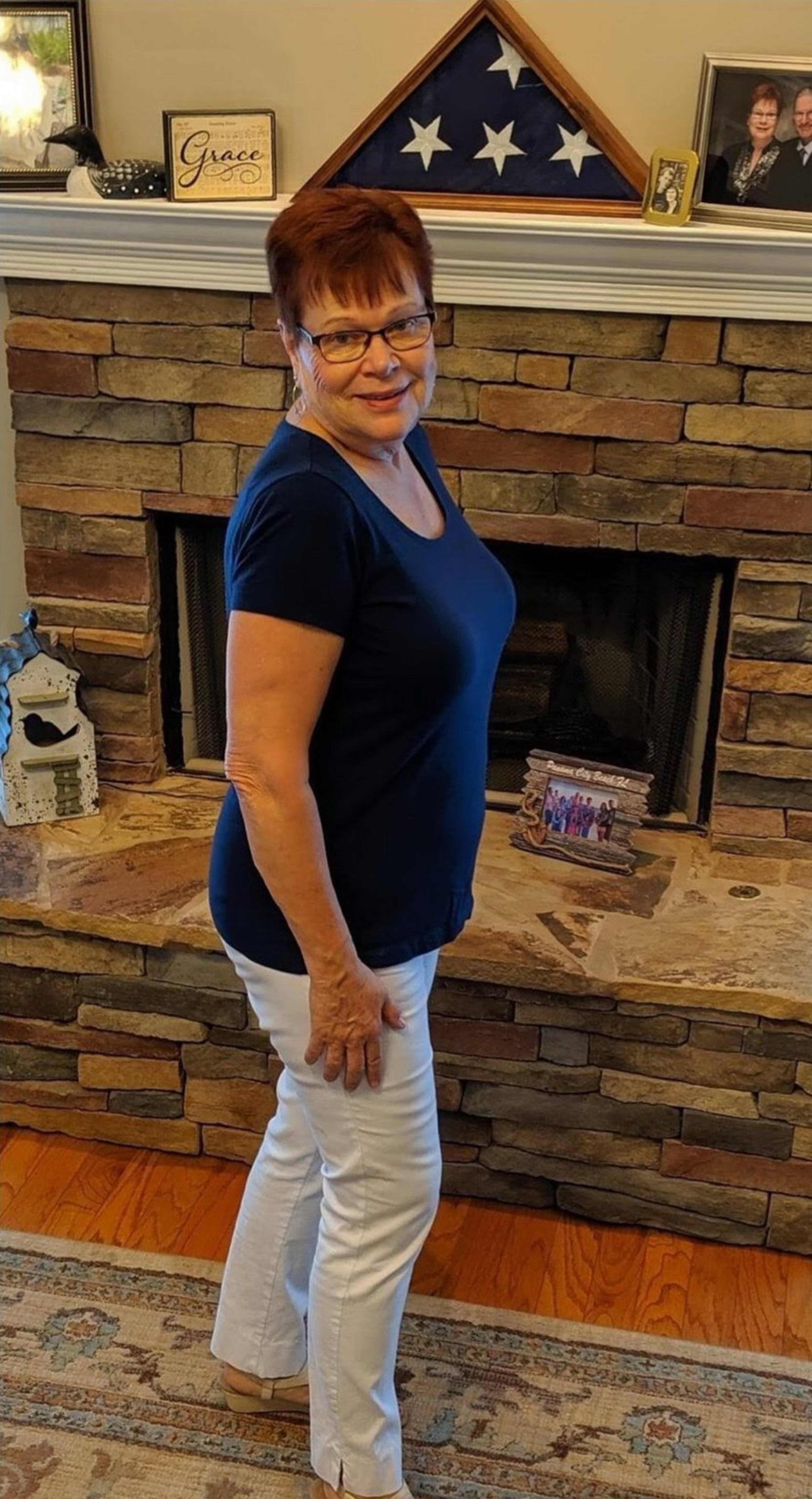 Mary Stegall of Woodstock, Georgia, is 177 pounds and 64 years old in this picture, which was taken in September 2019. (credit: contributed by Mary Stegall)