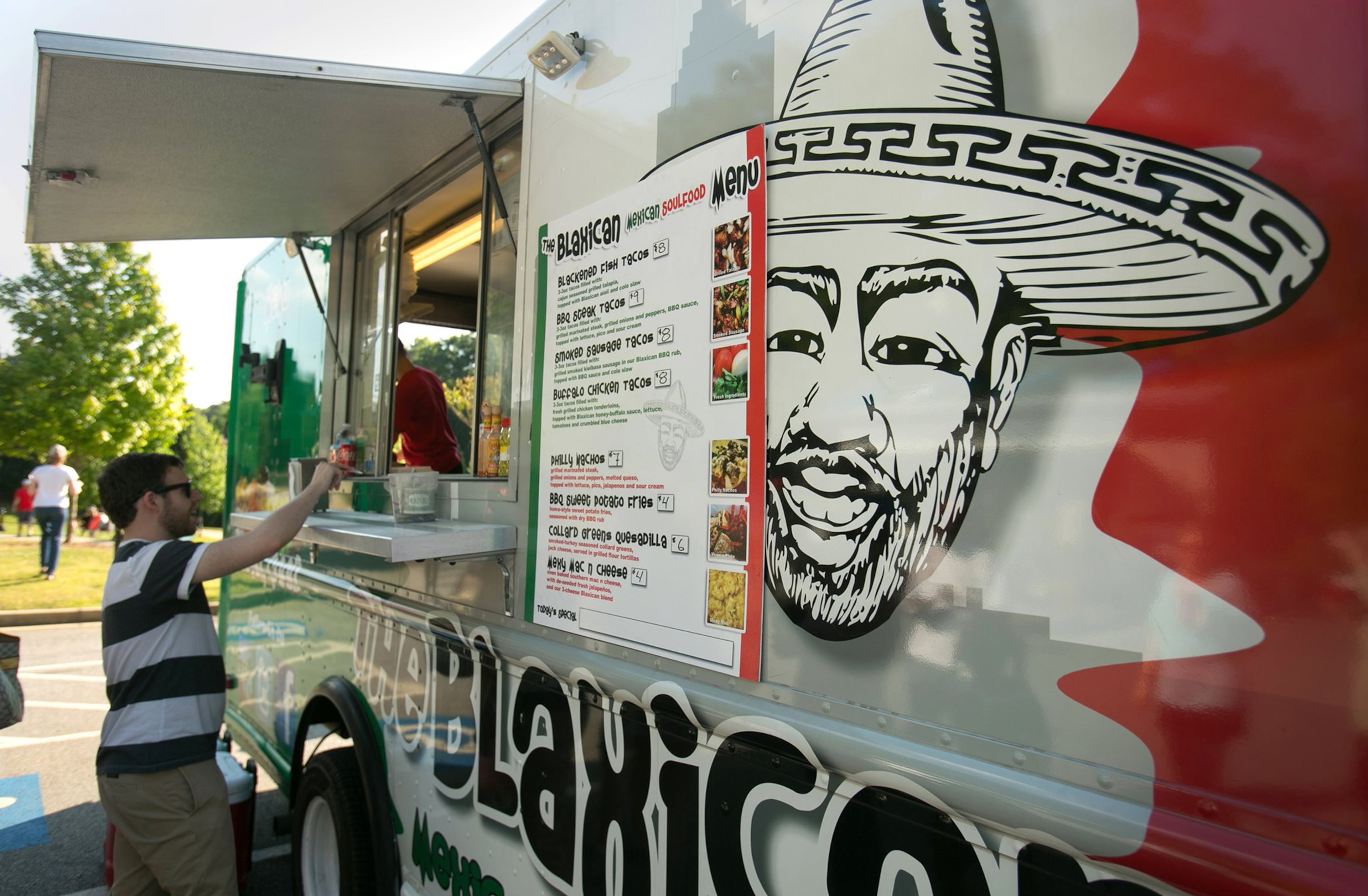 The Blaxican is both a food truck and a brick-and-mortar takeaway restaurant fusing Southern soul and Mexican. Photo: Jason Getz